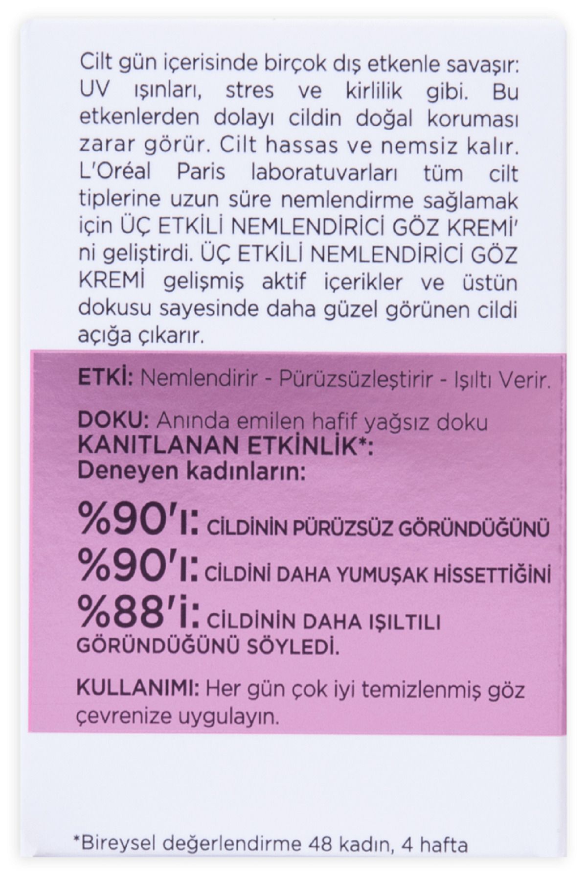 L’oréal Paris 3 Etkili Göz Bakım Kremi 15ml. Kozmetikexpo_4