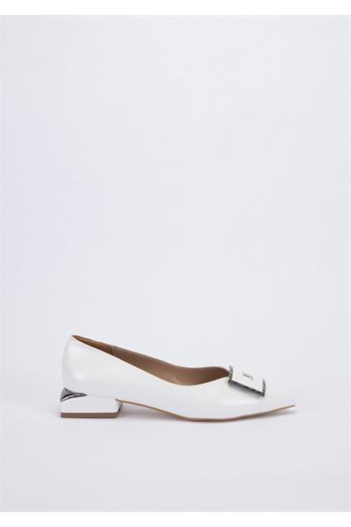 Yeşil Kundura T01 074-2267 Kadın Beyaz Ayakkabı