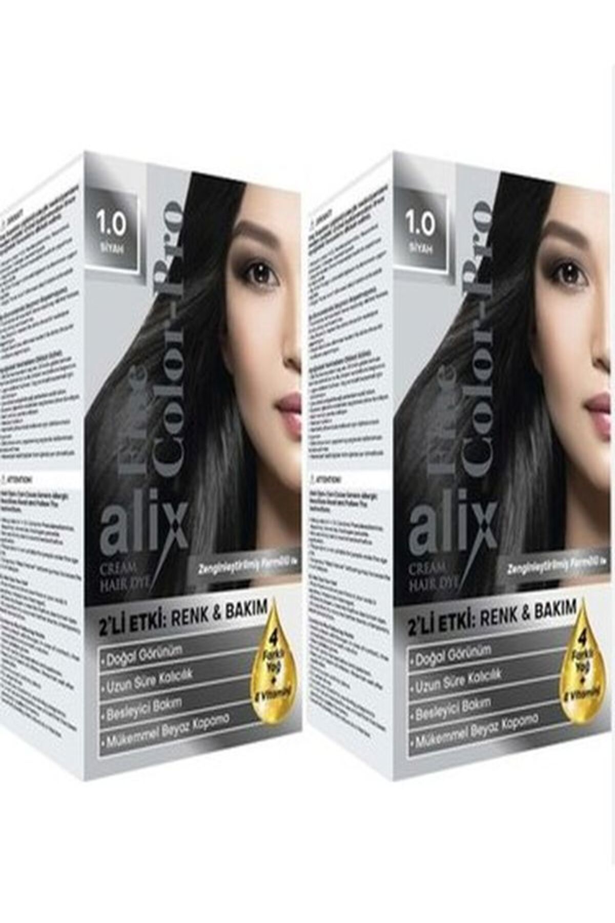 Saç Boyası & Set Boya 1.0 Siyah 50ml_2