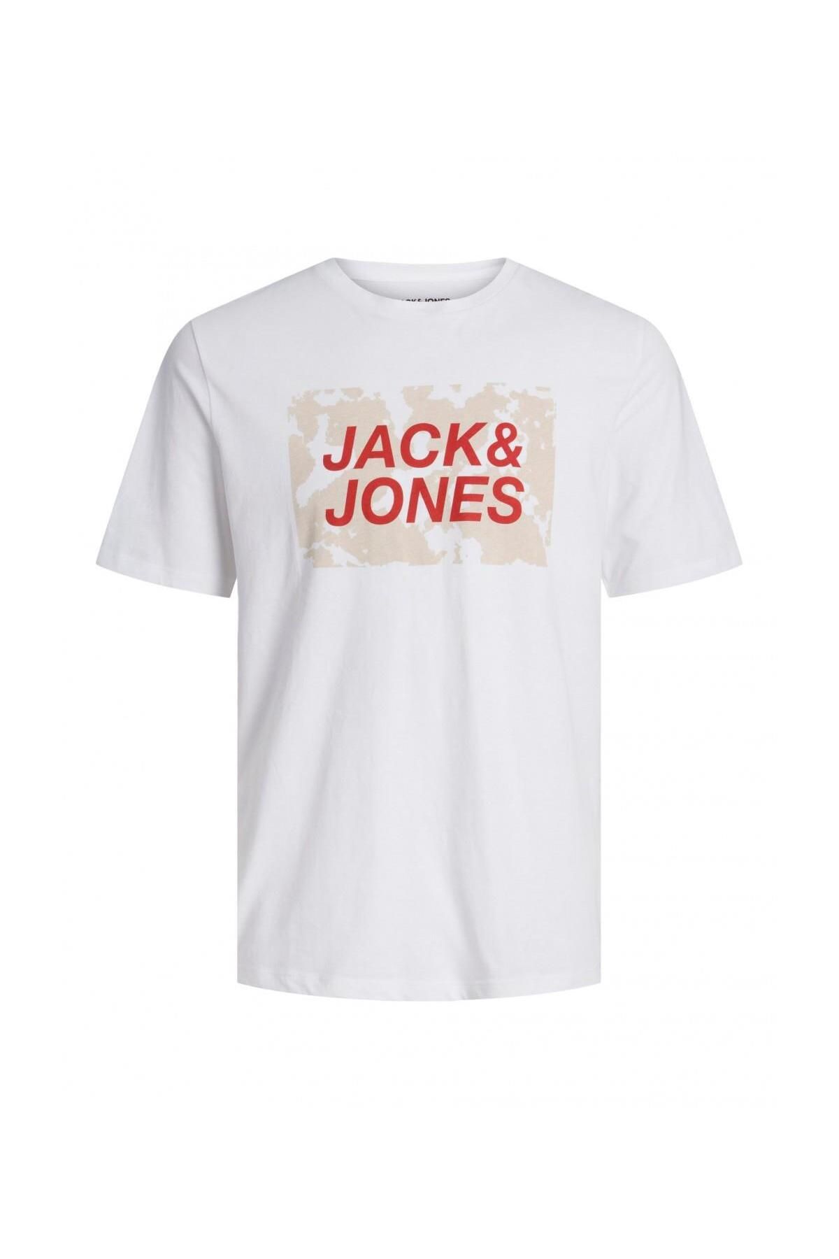 Jack & Jones Jack&jones Jcolauge Tee Ss Crew Neck Fst Erkek T-shirt 12232356