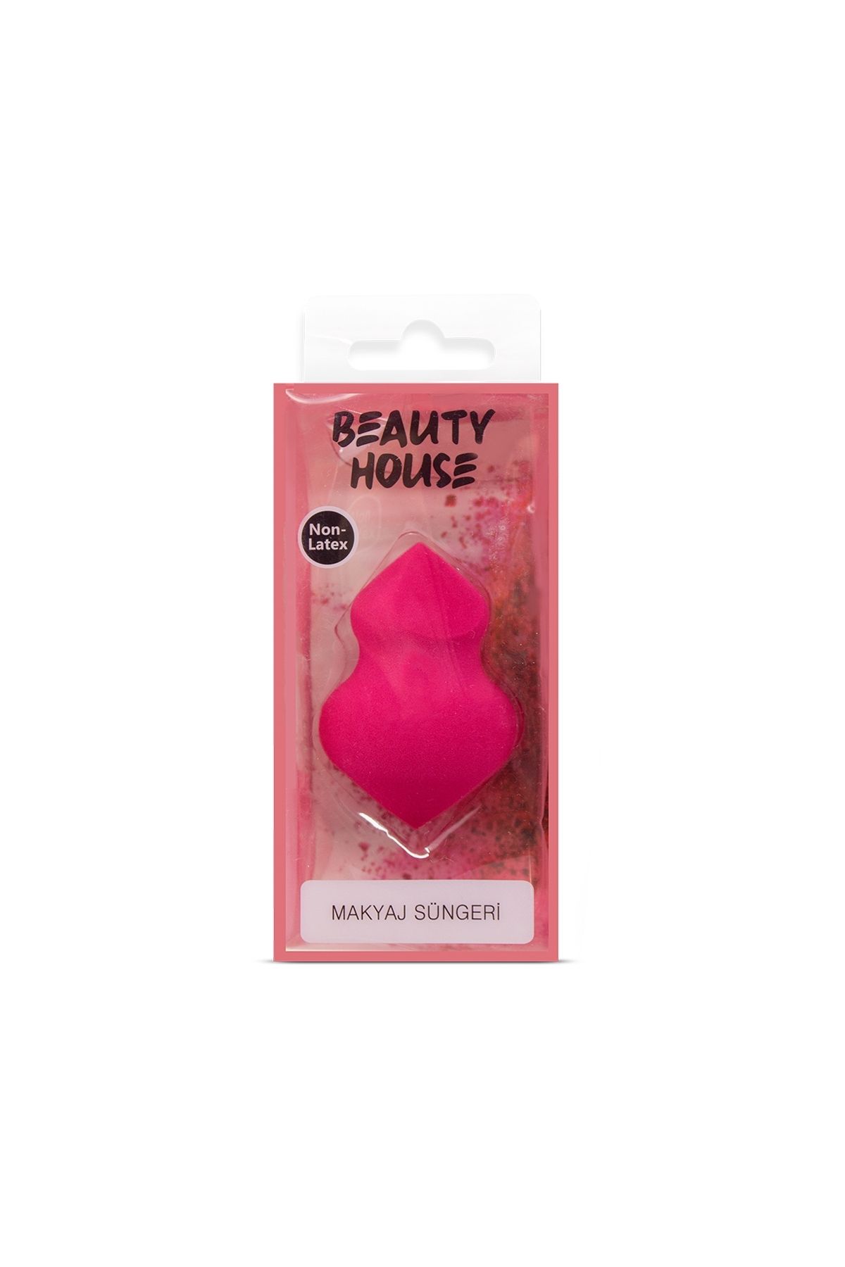 Beauty House Açılı Makyaj Süngeri Pembe