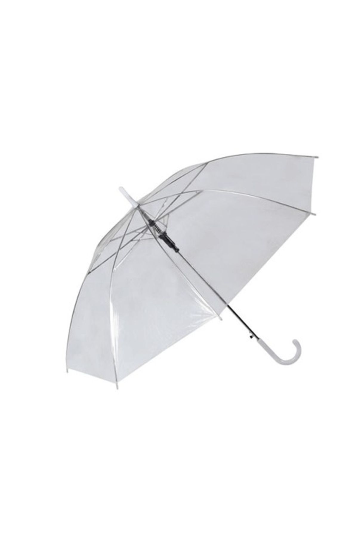 Yağmurum Hediyelik Çalkan mar 5316 Şemsiye Şeffaf Beyaz