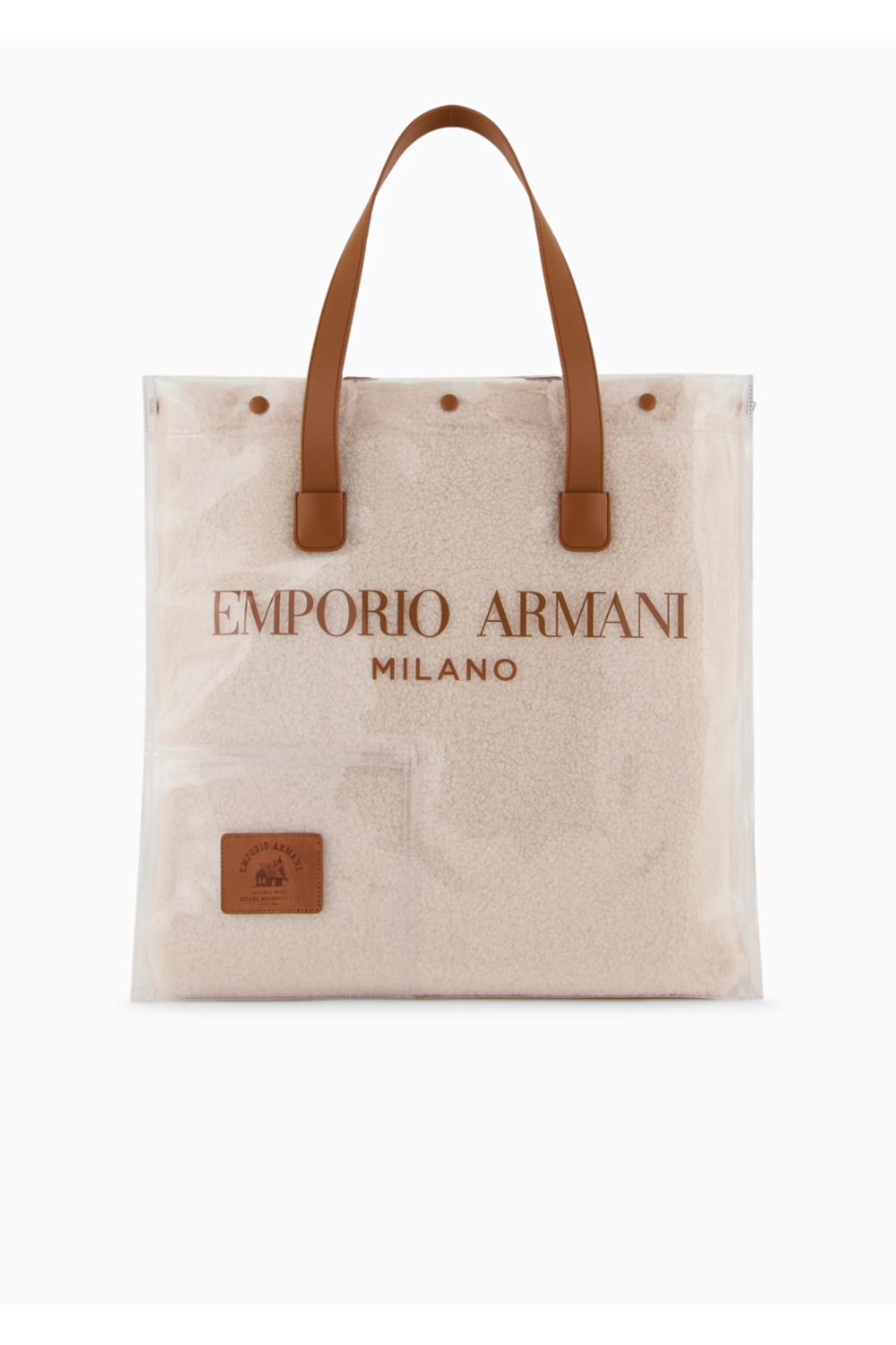Emporio Armani Natural Chalet Capsule Collection Shopper Bag