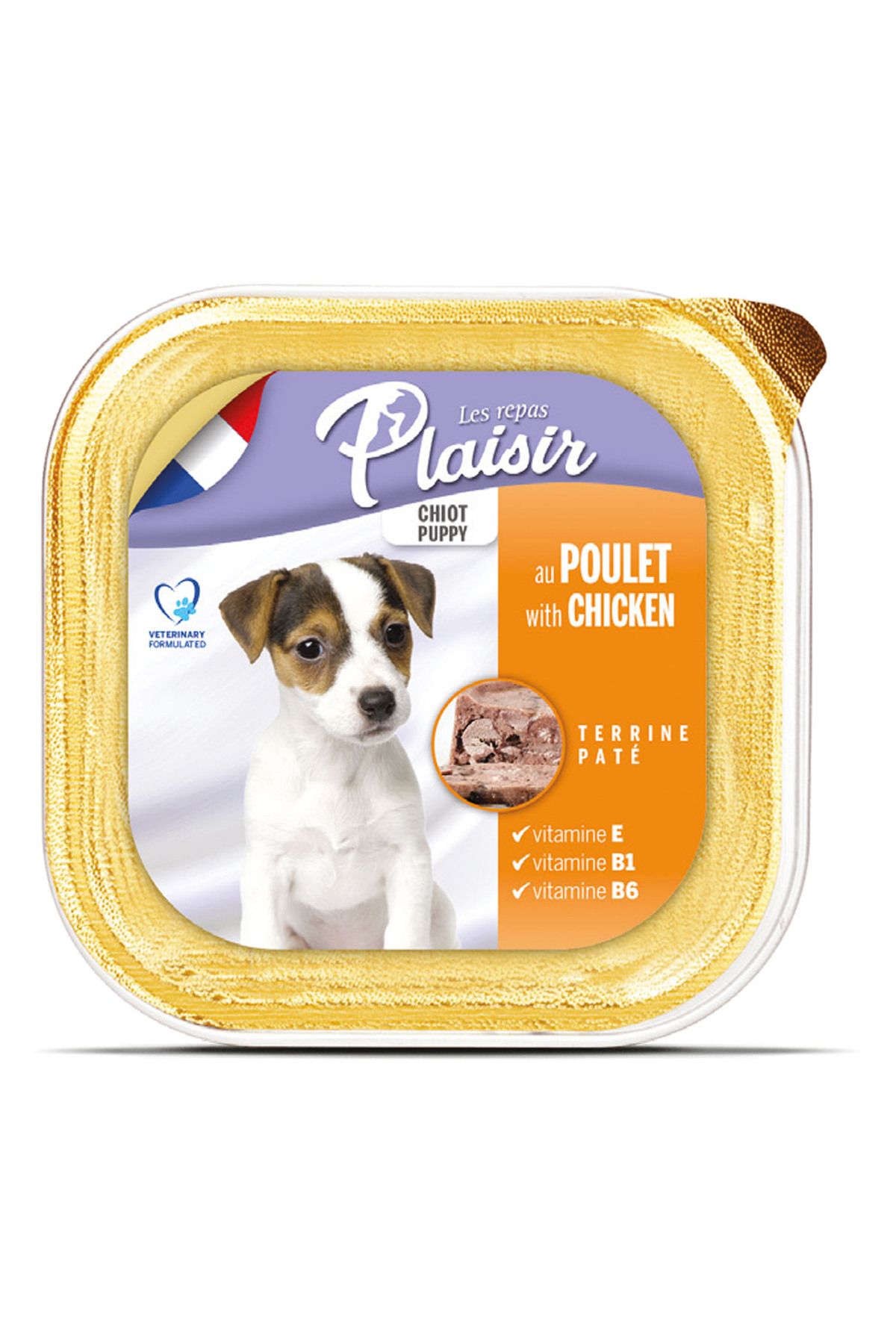 Plaisir Tavuklu Pate Puppy 150 gr Yaş Köpek Maması 1 Adet