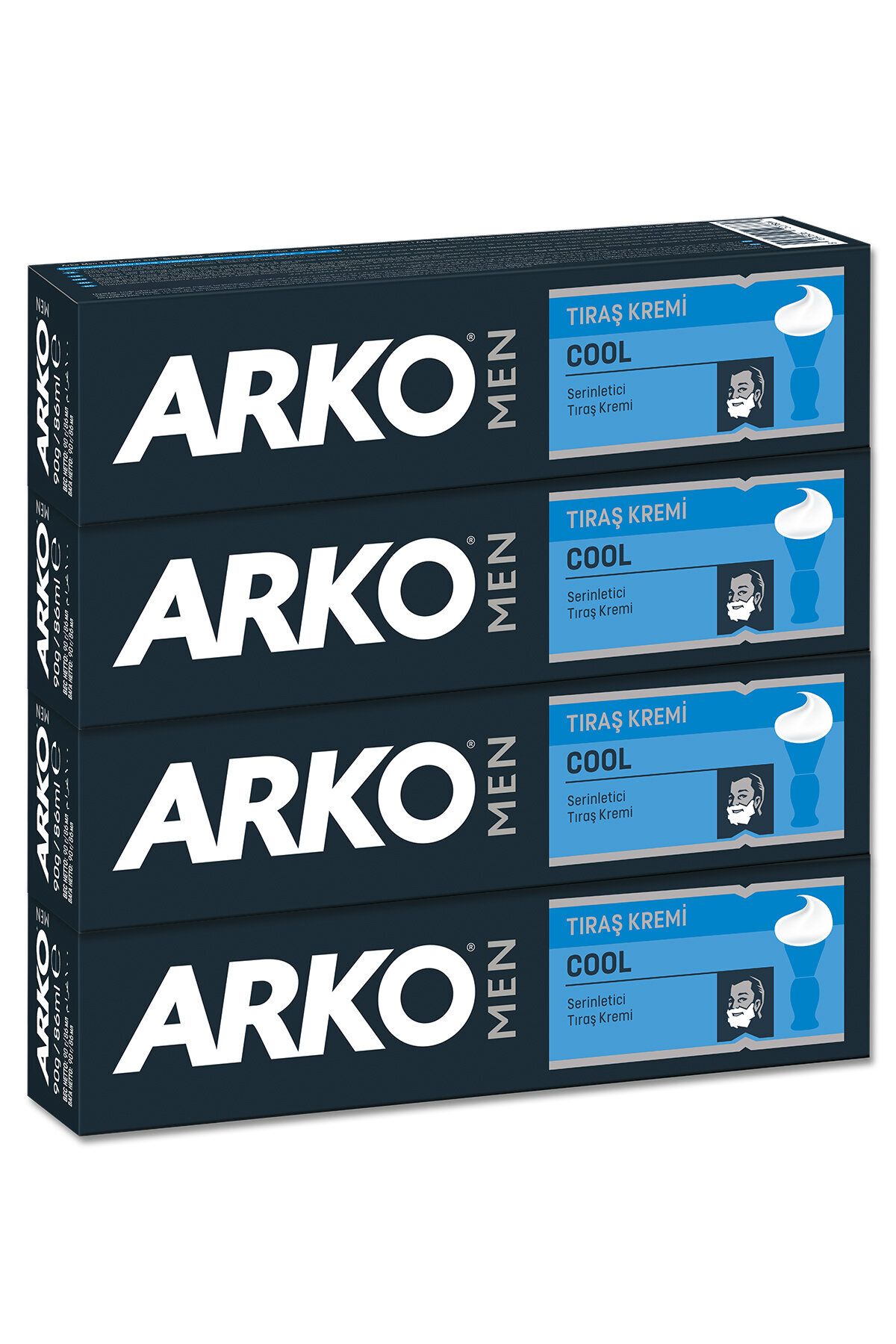 Arko Men Cool Tıraş Kremi 4x90gr