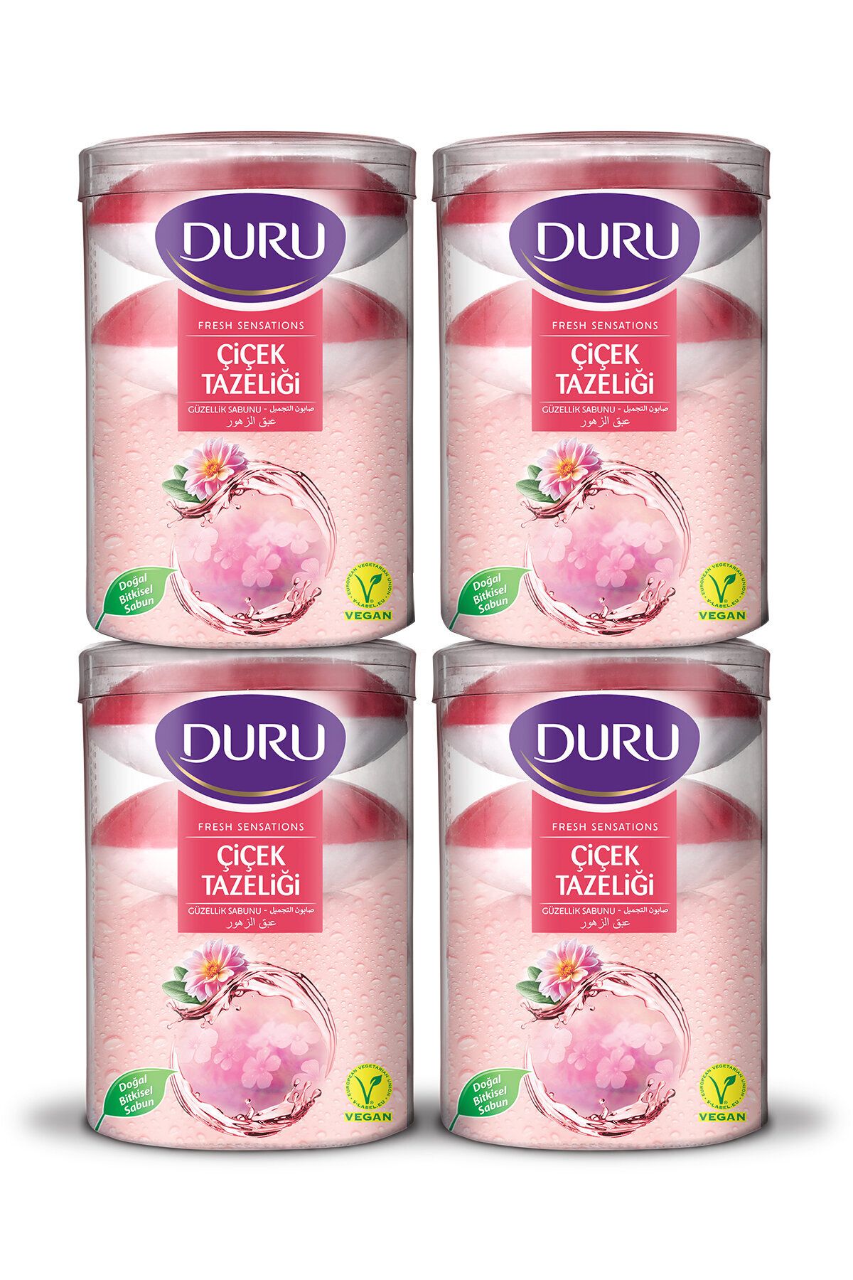 Duru Fresh Sensations Çiçek Tazeliği 16 Adet Güzellik Sabunu 4x400gr