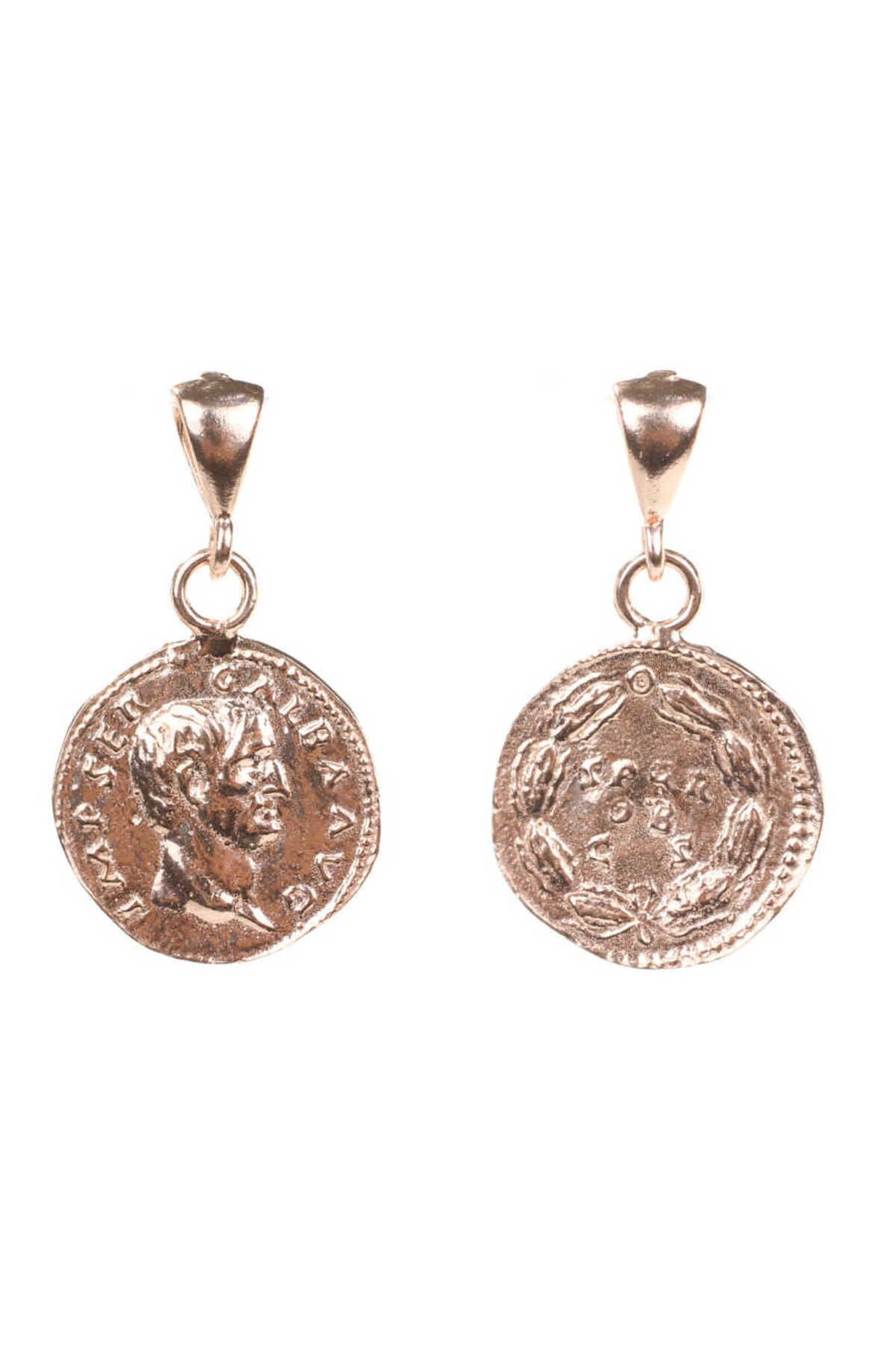 Nusret Takı 925 Ayar Gümüş Antik Roma Dönemi Askeri Madalyon Kolye Ucu