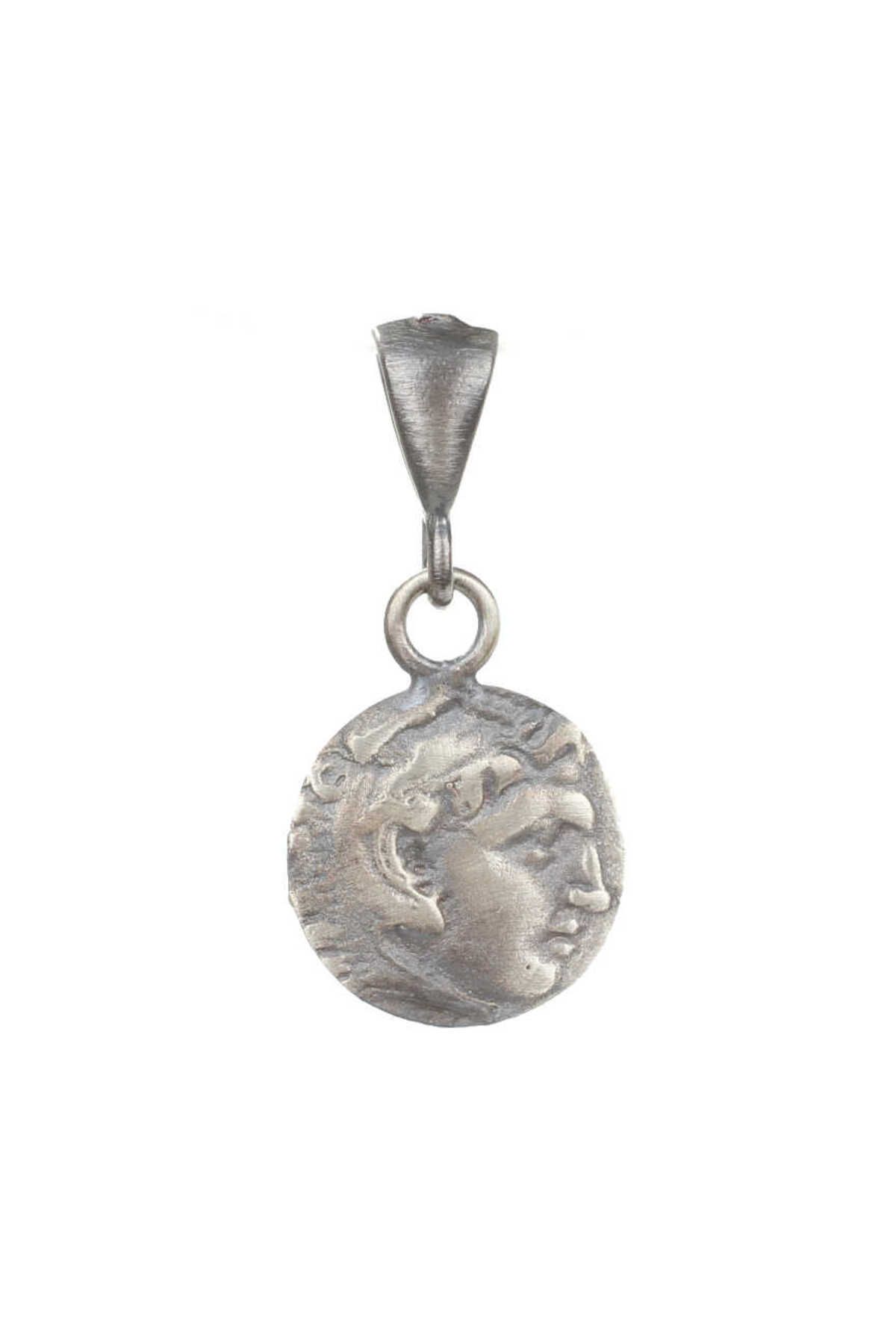 Nusret Takı 925 Ayar Gümüş Yüce Sezar Modeli Madalyon Kolye Ucu