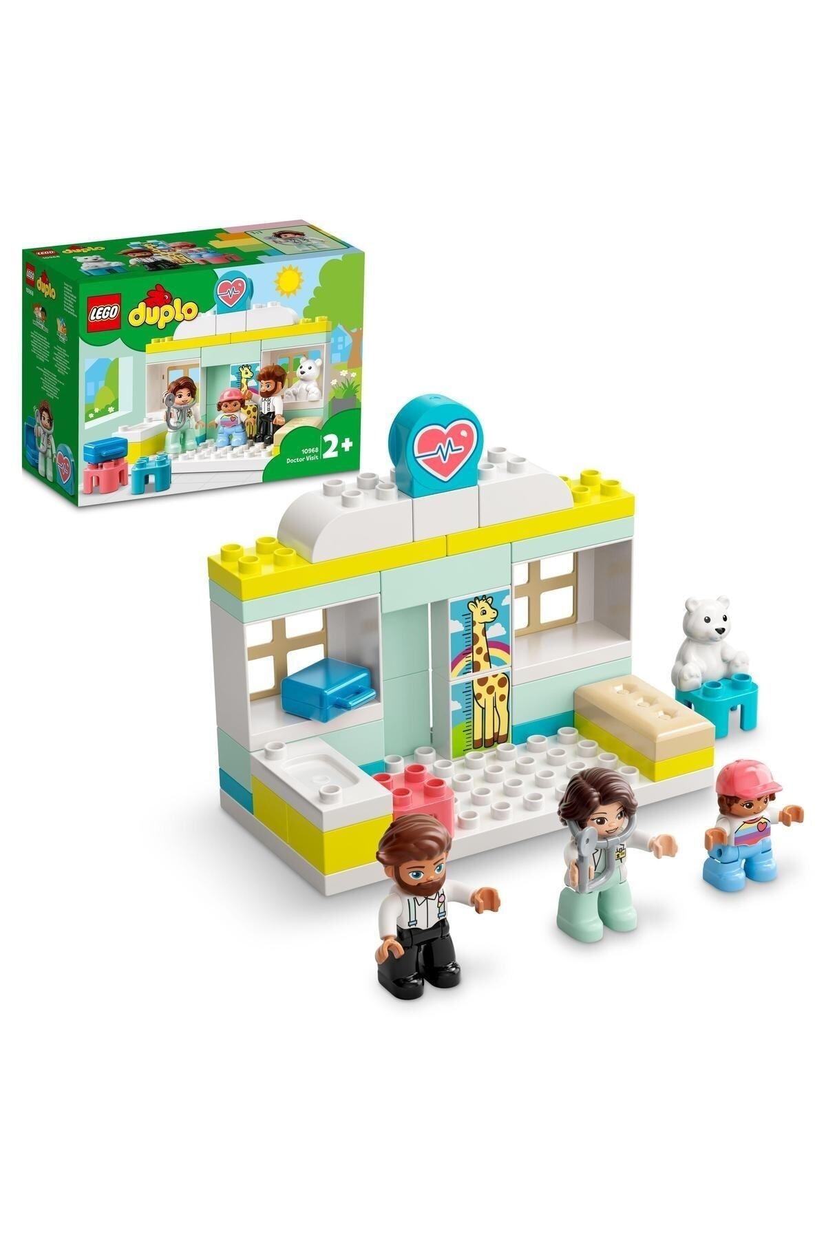 LEGO ® DUPLO® Kurtarma Doktor Muayenesi 10968 - Okul Öncesi için Eğitici Oyuncak Yapım Seti(34 Parça)
