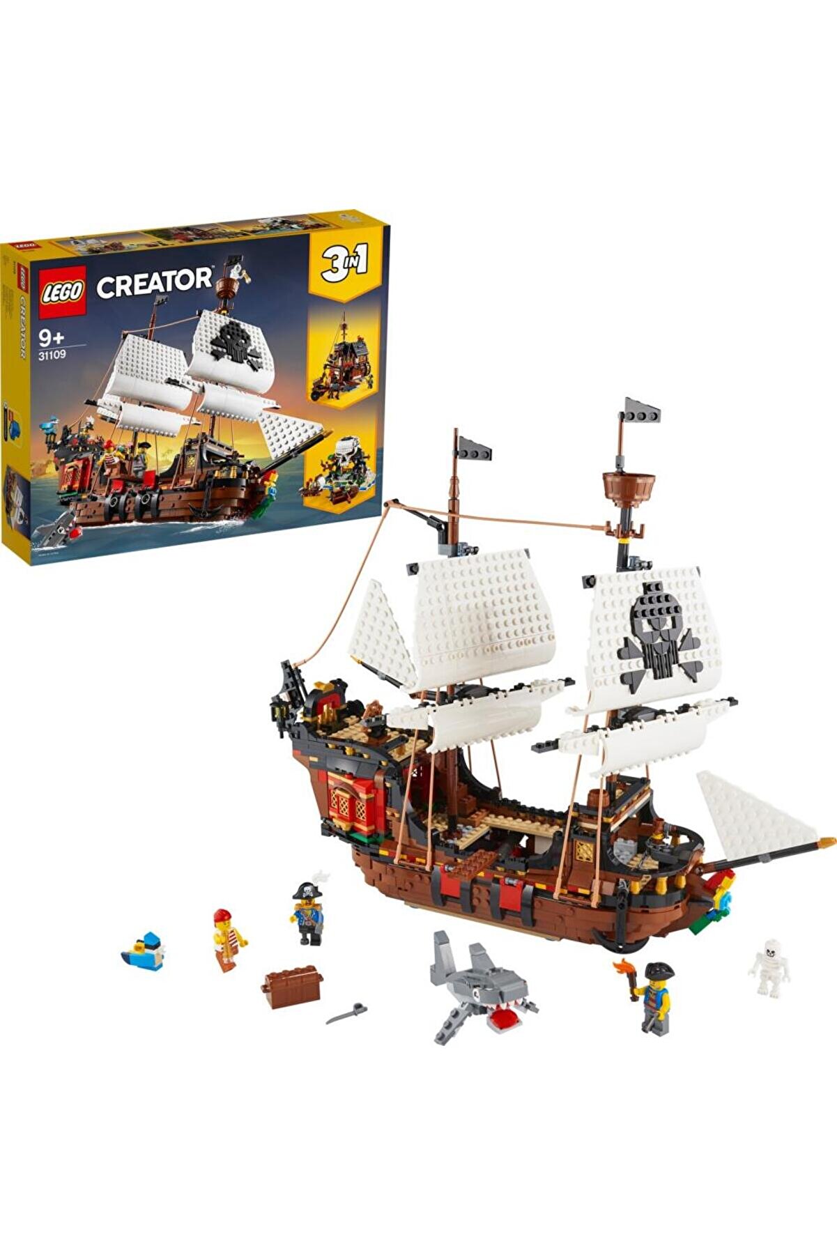 LEGO Creator 3’ü 1 Arada Sörfçü Plaj Evi 31118 - 9 Yaş ve Üzeri Çocuklar İçin Yapım Seti(564 Parça)