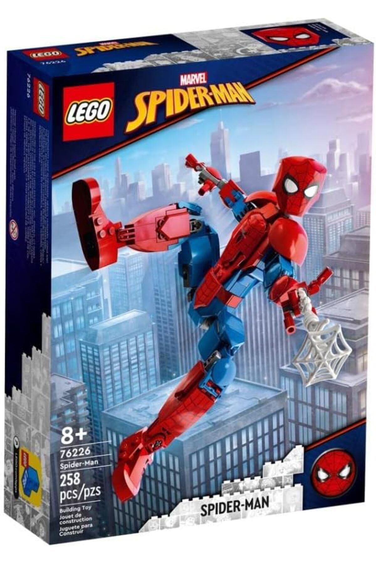 LEGO ® Marvel Örümcek Adam Figürü 76226 – 8 Yaş ve Üzeri için Model Yapım Seti (258 Parça)