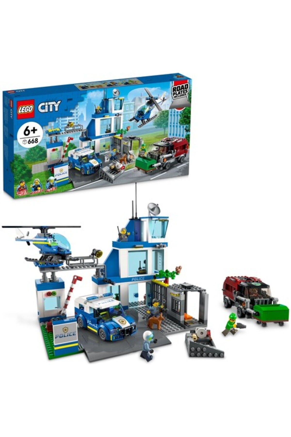 LEGO ® City Polis Merkezi 60316 Yapım Seti (668 Parça)