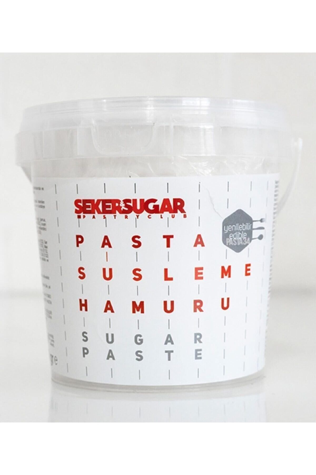 ŞEKER & SUGAR Şeker Sugar Beyaz Renk Şeker Hamuru - 500 Gram