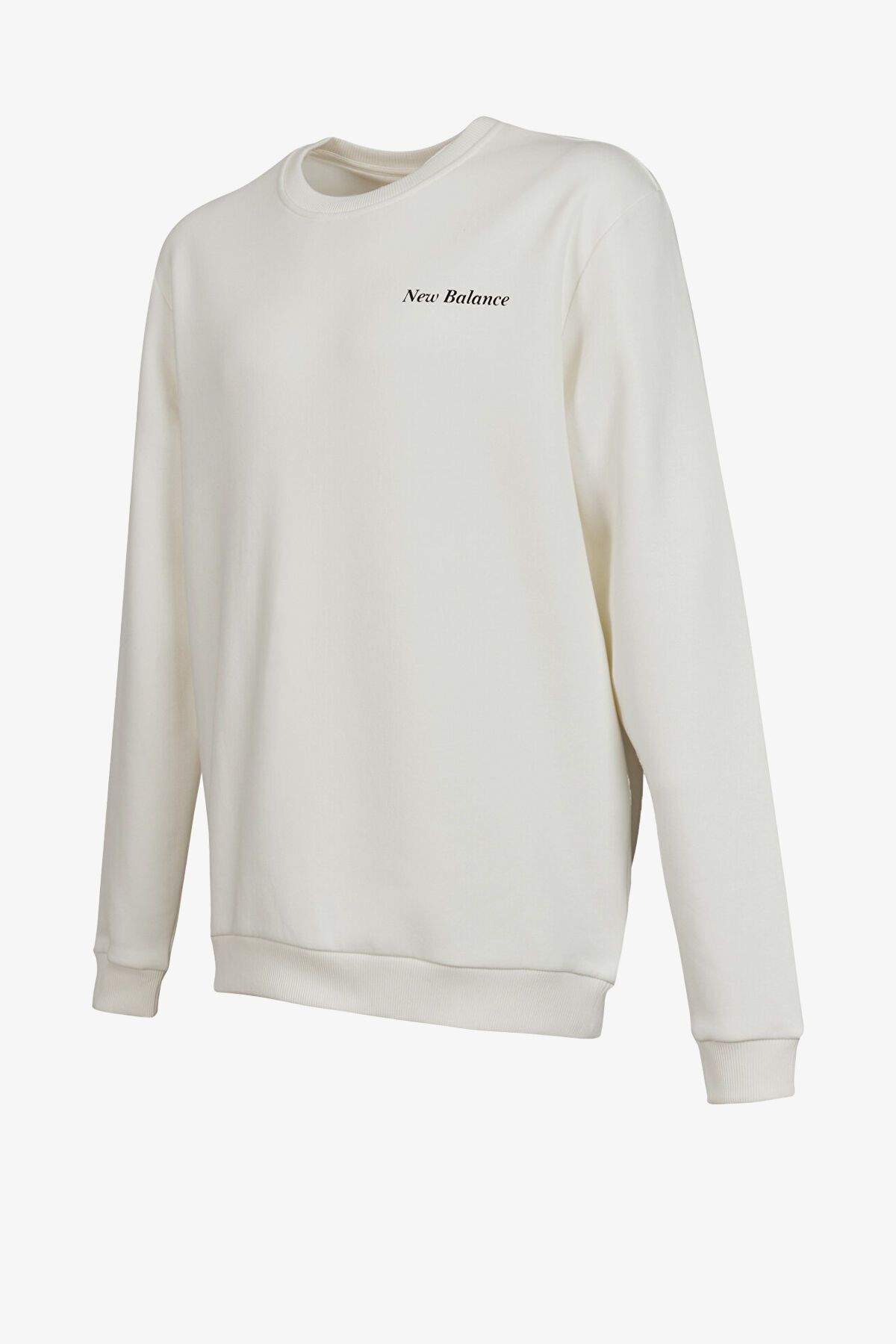 New Balance Lifestyle Erkek Beyaz Sweatshirt MNC3328-SST