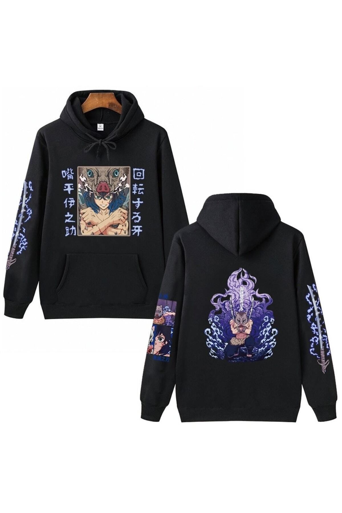 Tarzsokak Demon Slayer Kamado Tanjirou Kapşonlu Hoodie Mod690 14580