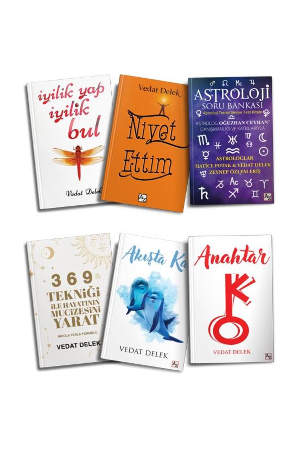 Az Kitap Astrolog Vedat Delek - Astroloji Seti - 6 Kitap