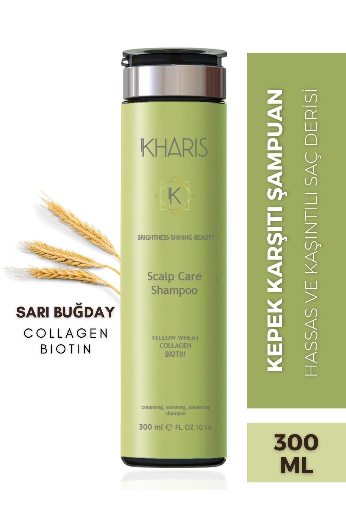 KHARİS Kepek Karşıtı Saç Derisi Bakım Şampuanı Hassas Ve Kaşıntılı Derisi Sclap Care Shampoo 300ml