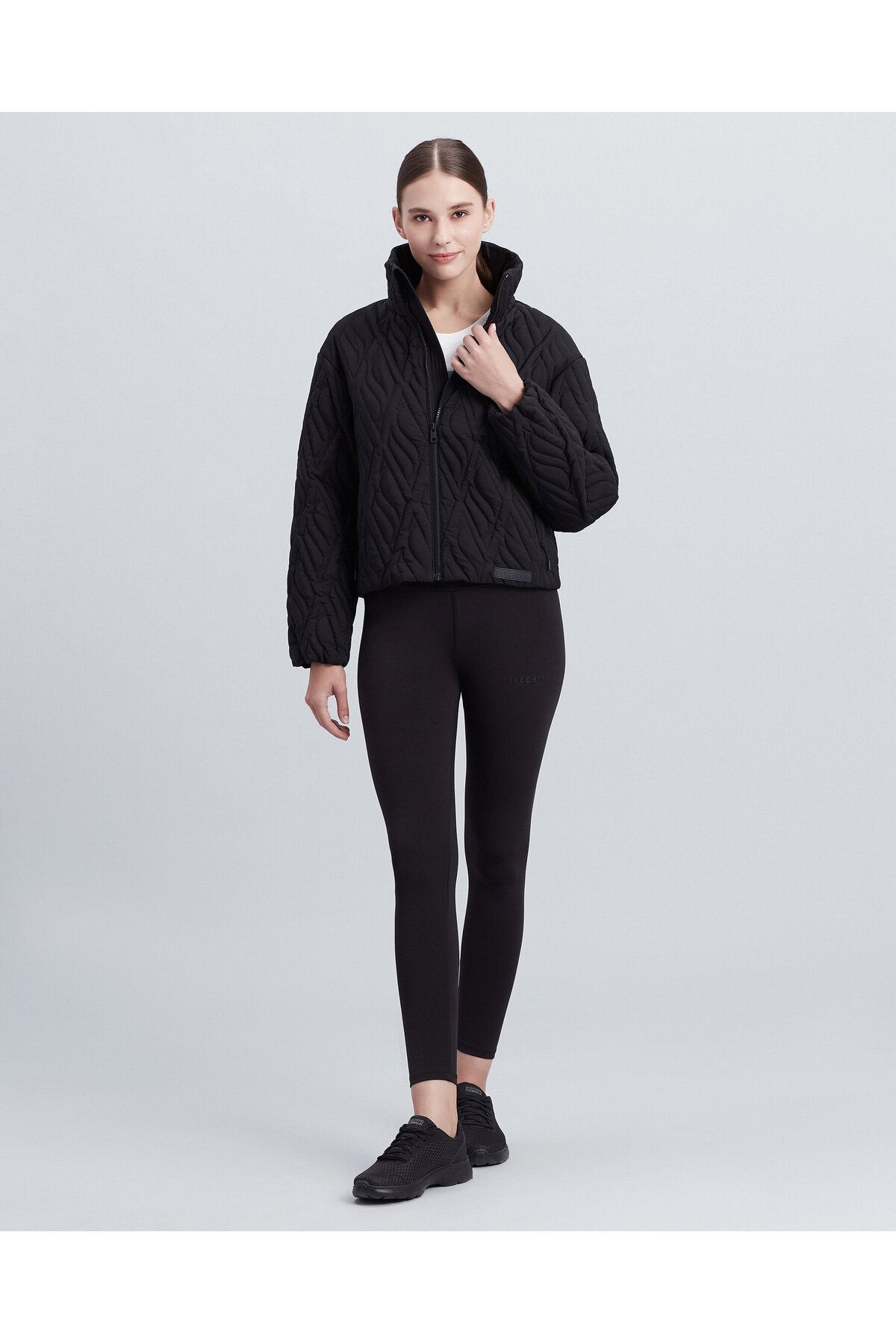 Skechers W All Branded Jacket Kadın Siyah Mont S212014-001