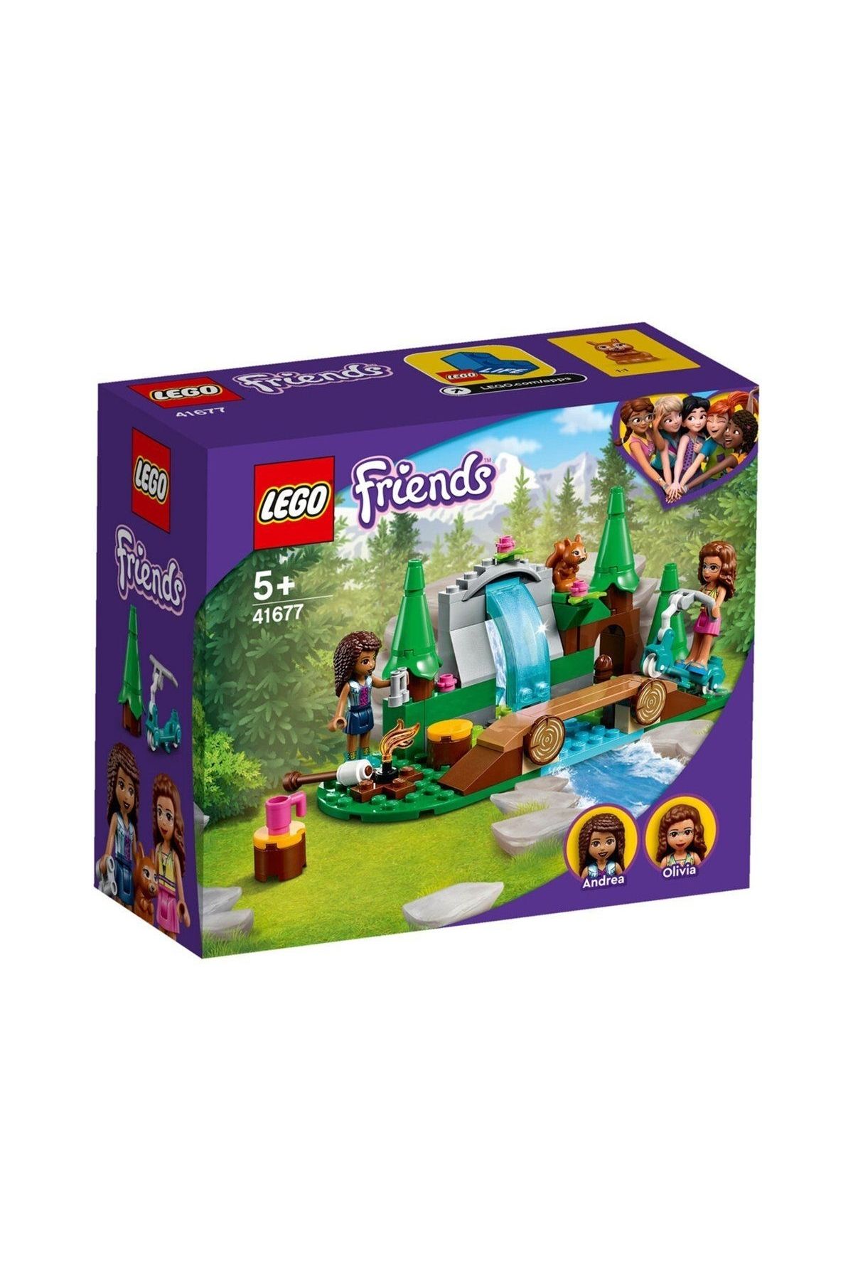 LEGO 41677 ® Friends, Orman Şelalesi / 93 Parça / +5 Yaş