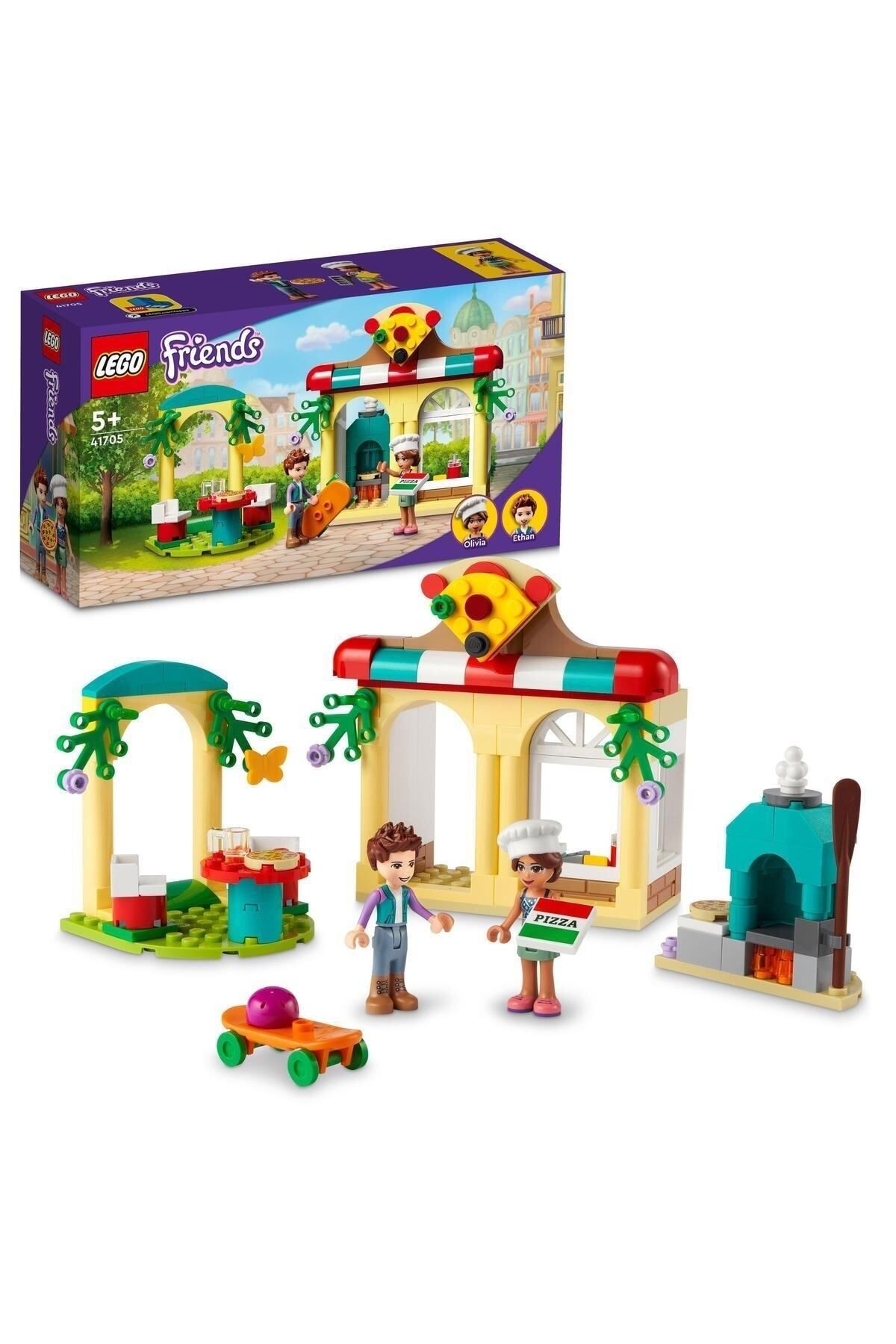 LEGO ® Friends Heartlake City Pizzacısı 41705 -5 Yaş ve Üzeri Çocuklar için Yapım Seti (144 Parça)