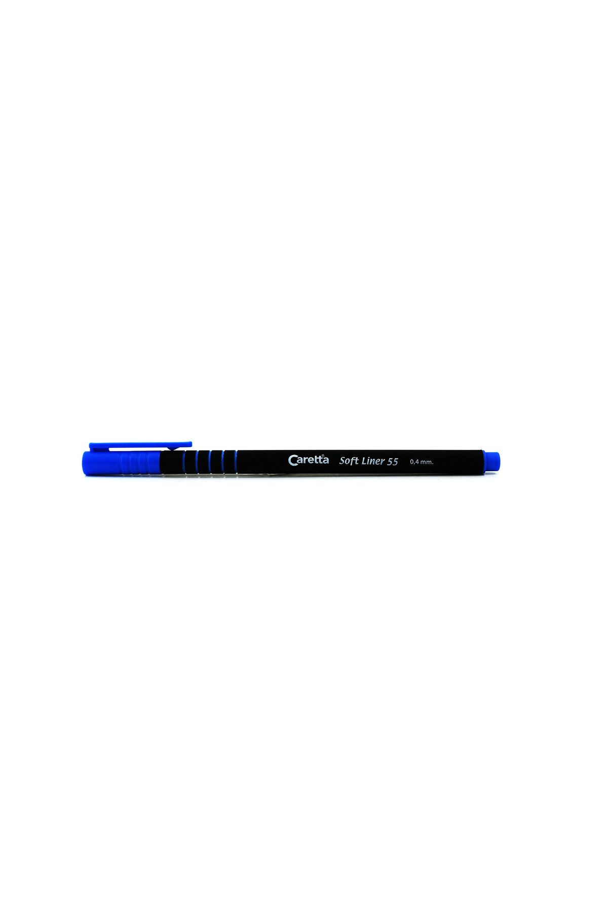 Caretta Softlıner 55-07 Mavi Kalem 0.4mm