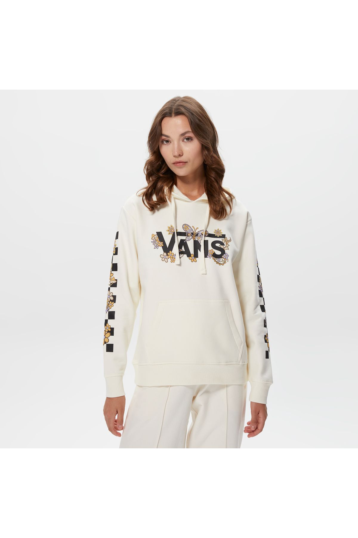 Vans Wyld Trippy Paisley Bff Kadın Krem Hoodie