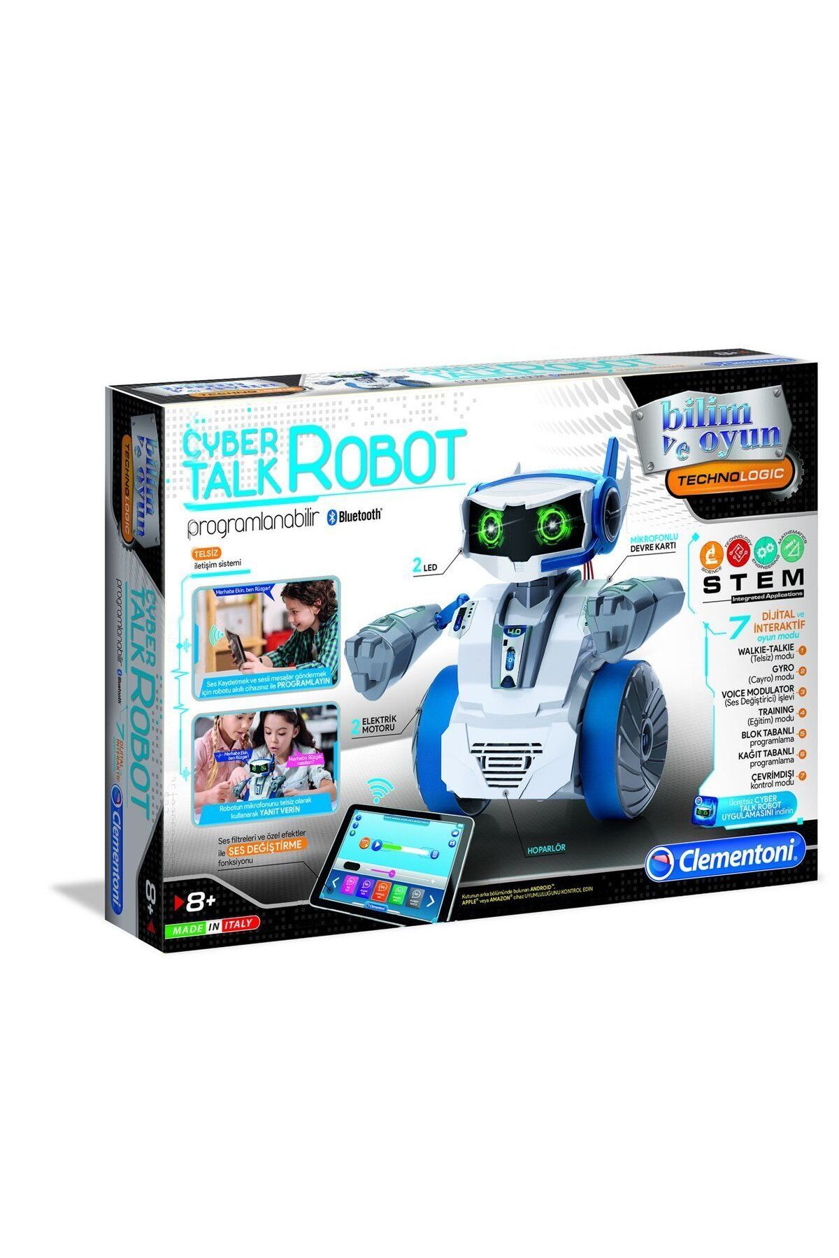 Clementoni 64447 Cyber Talk Robot /robotik Laborutavarı /bilimveoyun +8 Yaş