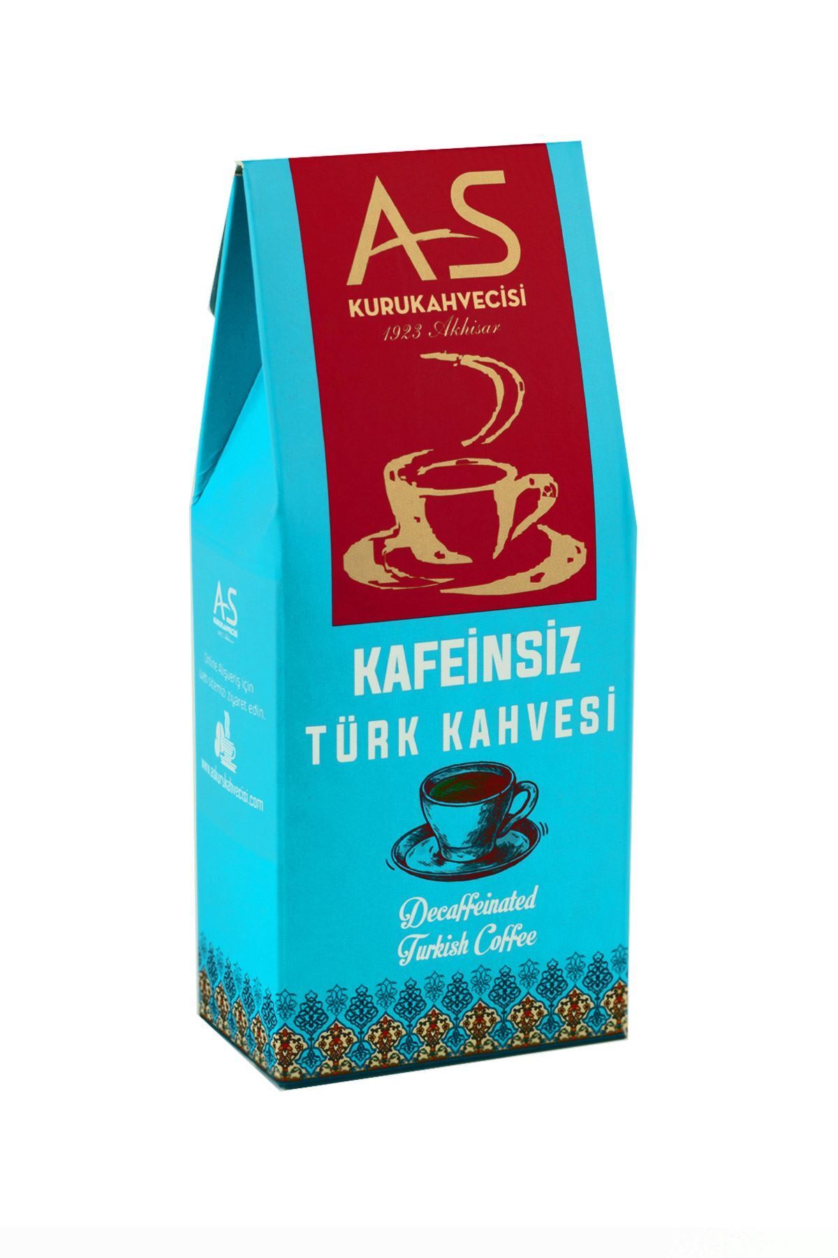 AS Kurukahvecisi Kafeinsiz Türk Kahvesi 100 Gr. Kutu