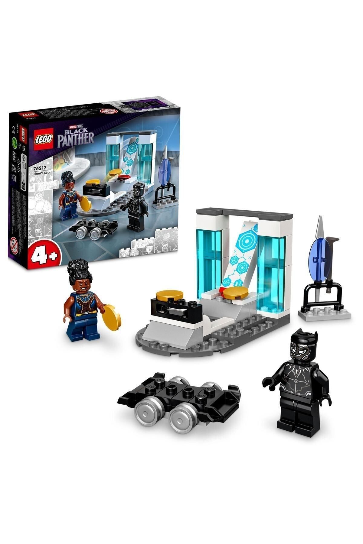 LEGO ® Marvel Shuri'nin Laboratuvarı 76212 - 4 Yaş ve Üzeri için Oyuncak Yapım Seti (58 Parça)