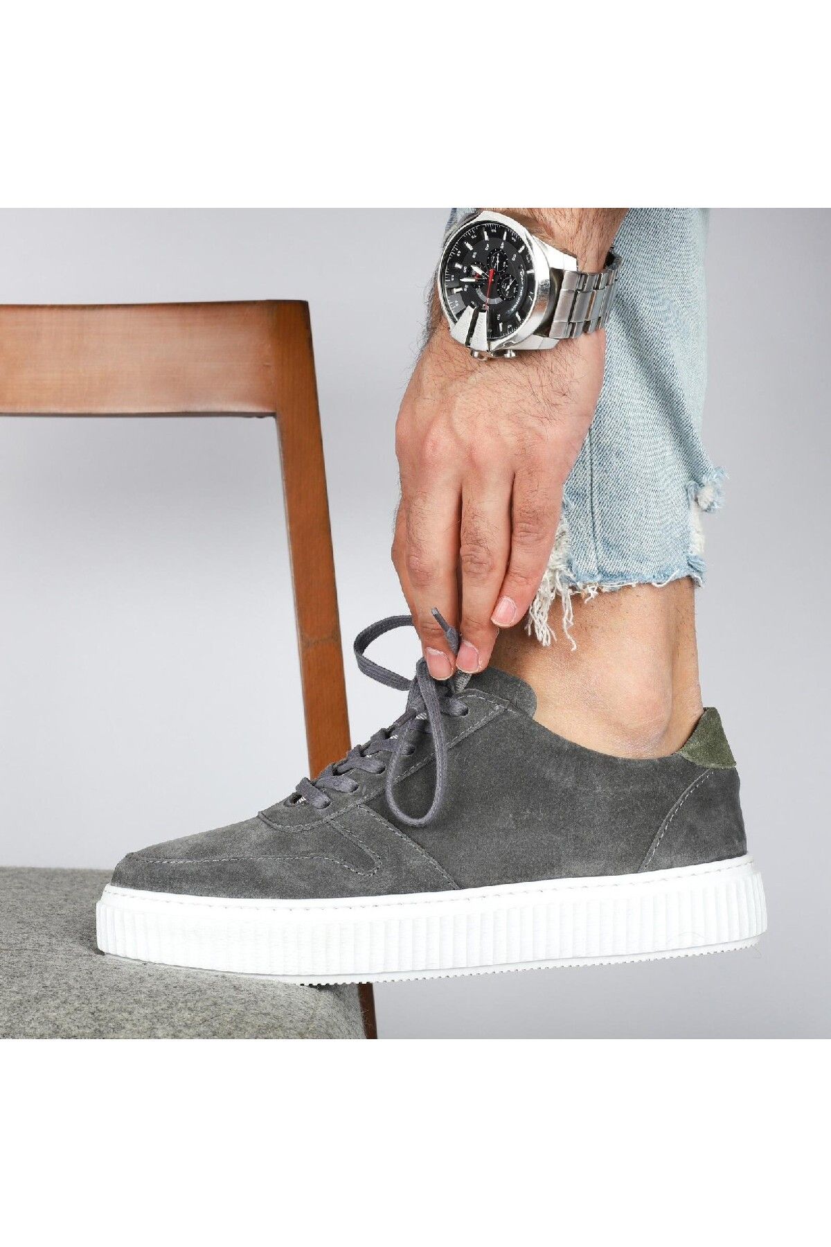 Tetri Espalion Model Hakiki Deri Erkek Casual Ayakkabı - Erkek Günlük Deri Ayakkabı