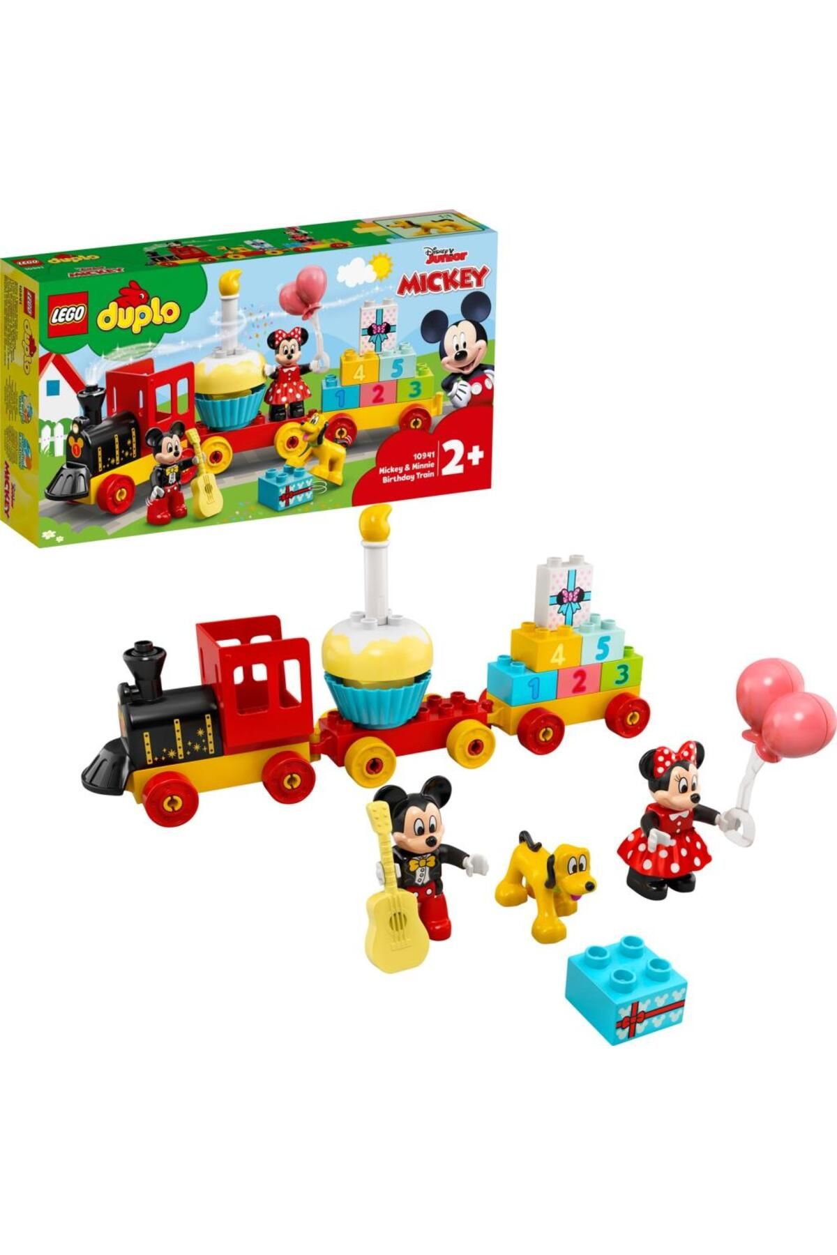 LEGO DUPLO® Disney Mickey ve Minnie Doğum Günü Treni 10941  Eğitici Yapım Seti (22 Parça)