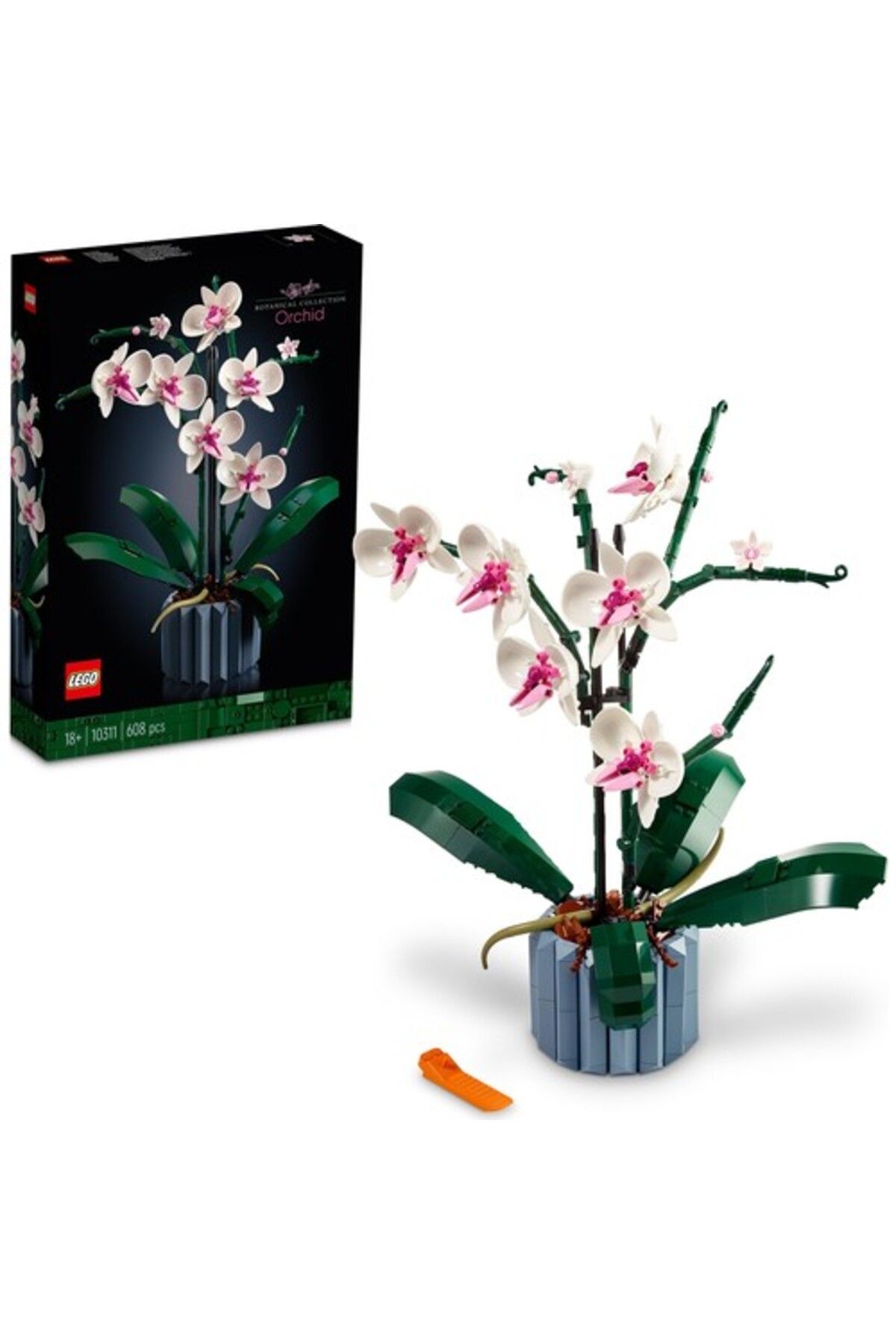 LEGO ® ICONS Orkide 10311 - Yetişkinler İçin Koleksiyonluk Dekoratif Yapım Seti (608 Parça)