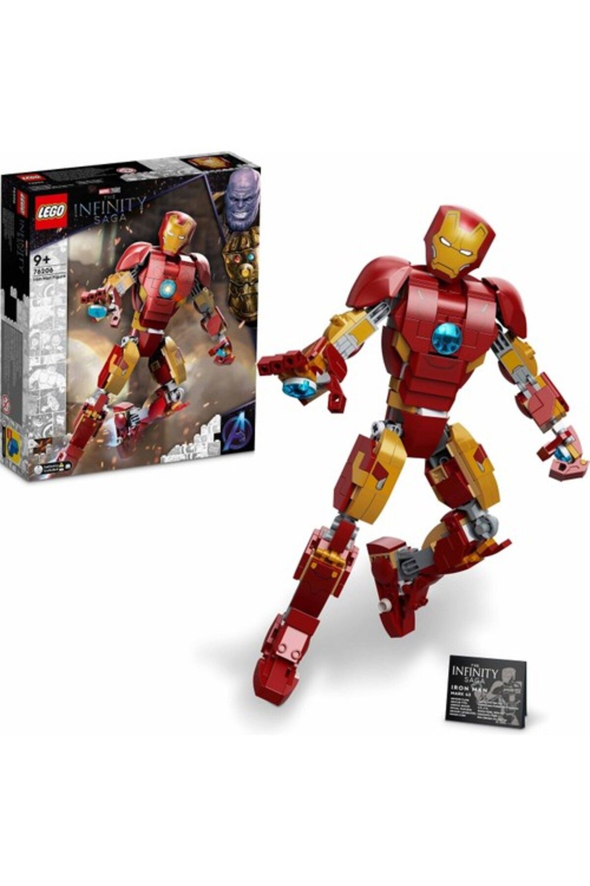 LEGO ® Marvel Iron Man Figürü 76206 Yapım Seti (381 Parça)
