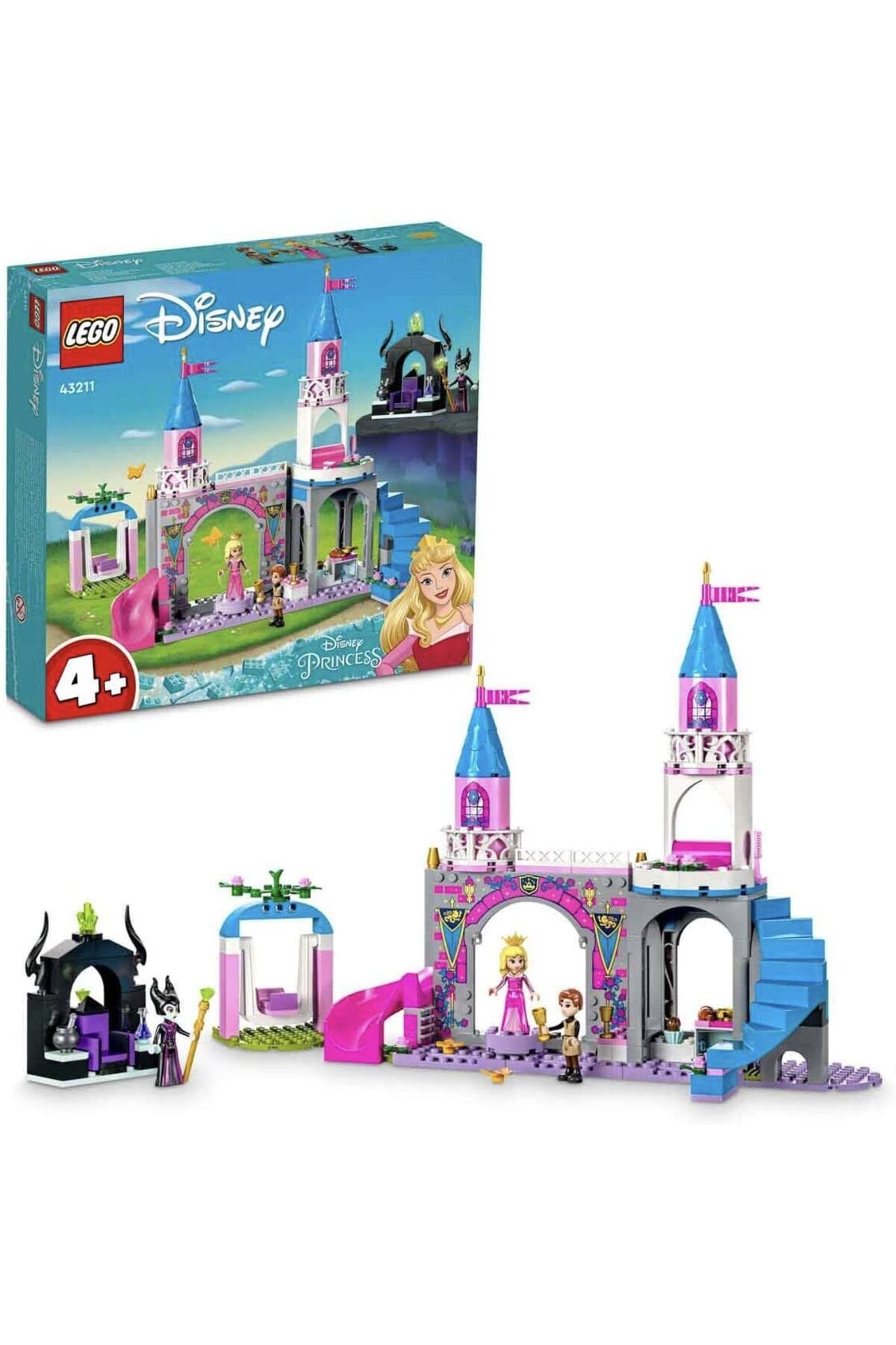 LEGO ® ? Disney™ Aurora’nın Şatosu 43211-4 Yaş Ve Üzeri Prenses Hayranları Için Uyuyan Güzel’i Içeren