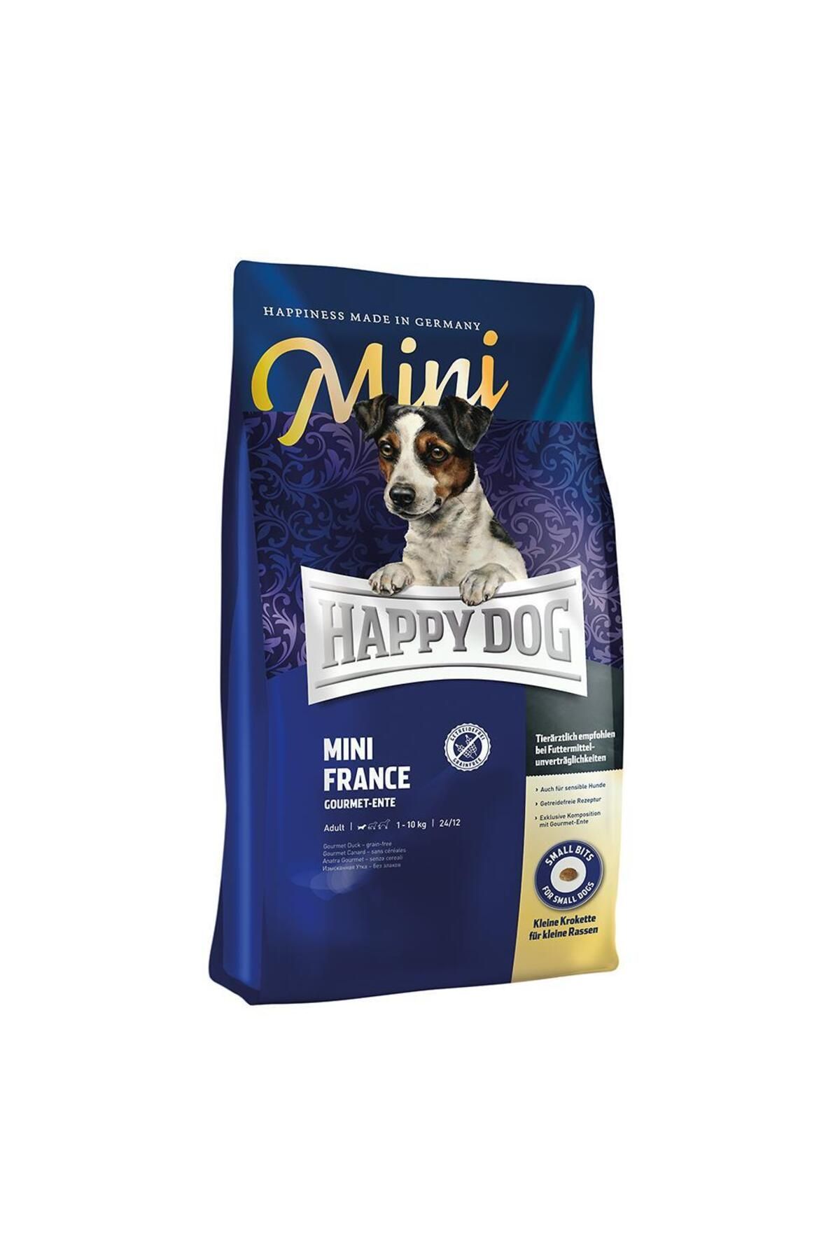 Happy Dog Mini France Ördekli Tahılsız Küçük Irk Yavru Köpek Maması 4 Kg