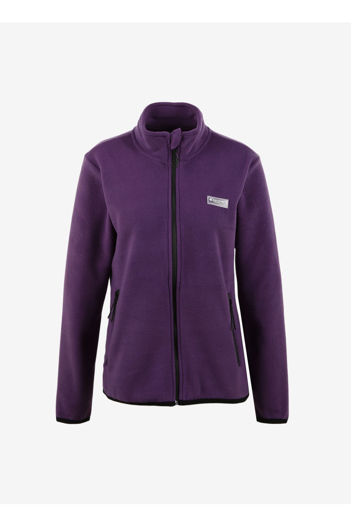 New Brand Discovery Expedition Mor Kadın Kapüşonlu Polar Sweatshırt D3WL-SWT27