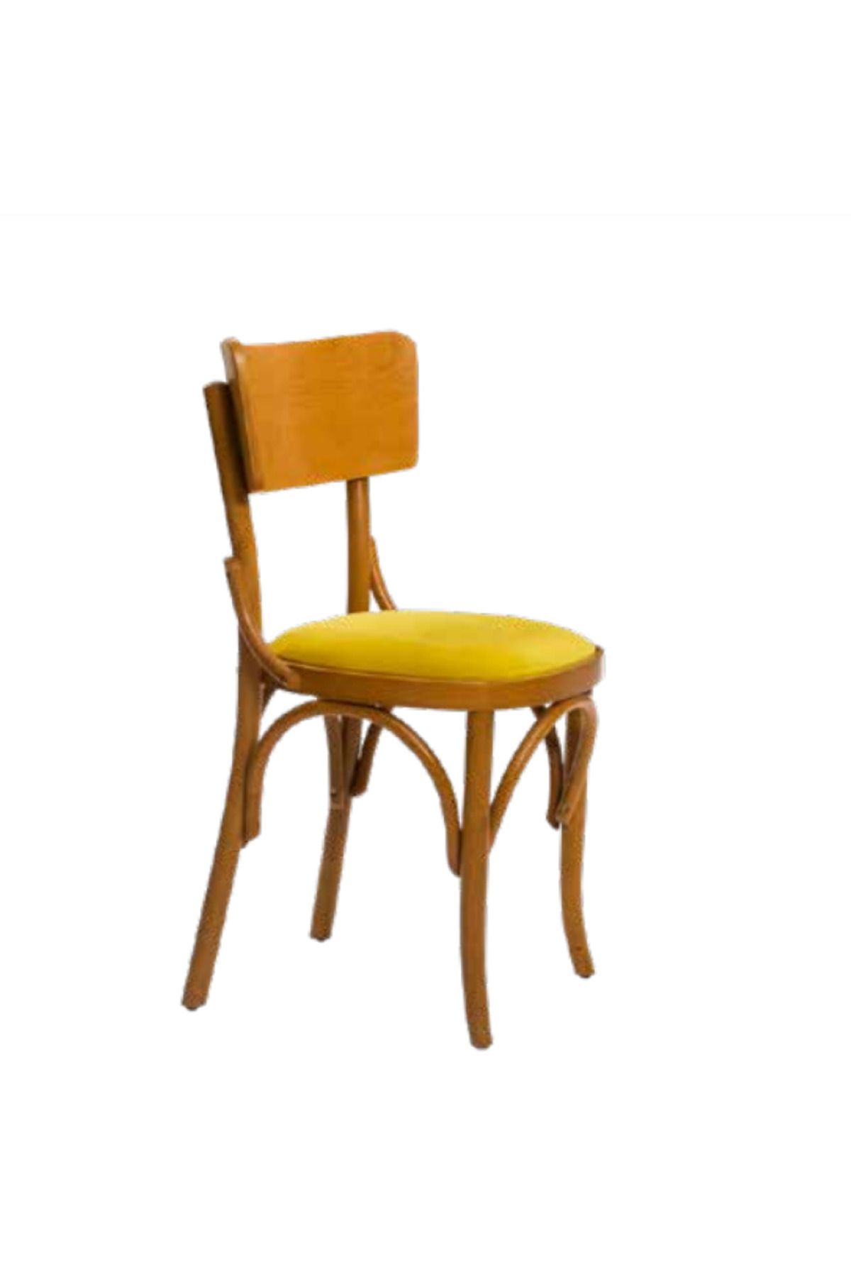 BENGİ TİCARET Sandalye 19891 Zus242 Papel Sırtlık Model Kayın Bambu Ayk Babayface Kumaş El Yapı