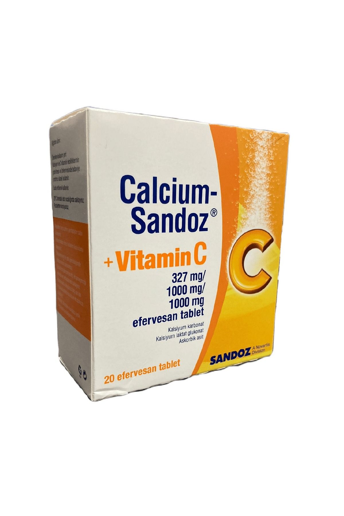 Sandoz Calcium-Sandoz Vitamin C 20 Efervesan Tablet