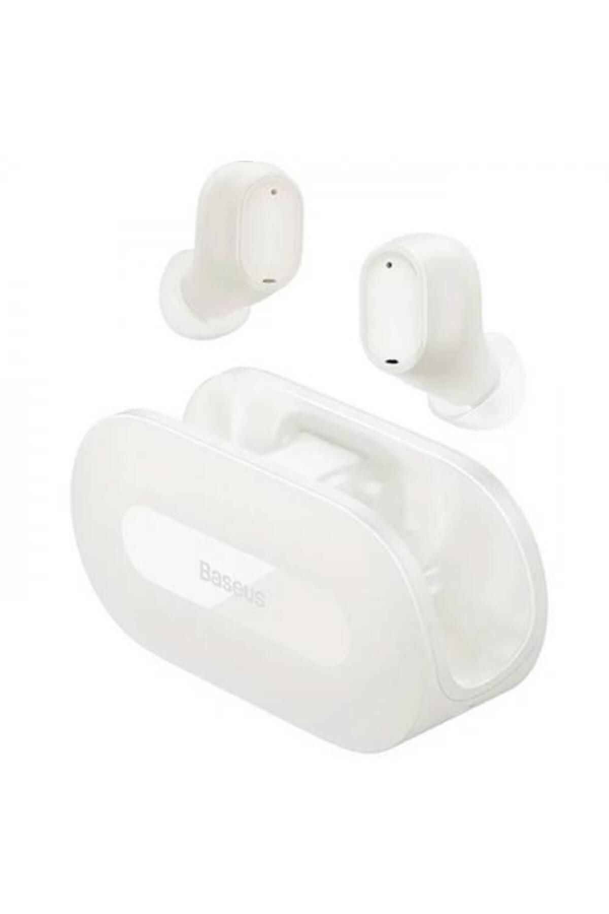 Baseus Bt5.3v 300mah Şarjlı Mikrofonlu Bluetooth Kulakiçi Kulaklık, Hifi Bas Destekli, Su Geçirmez