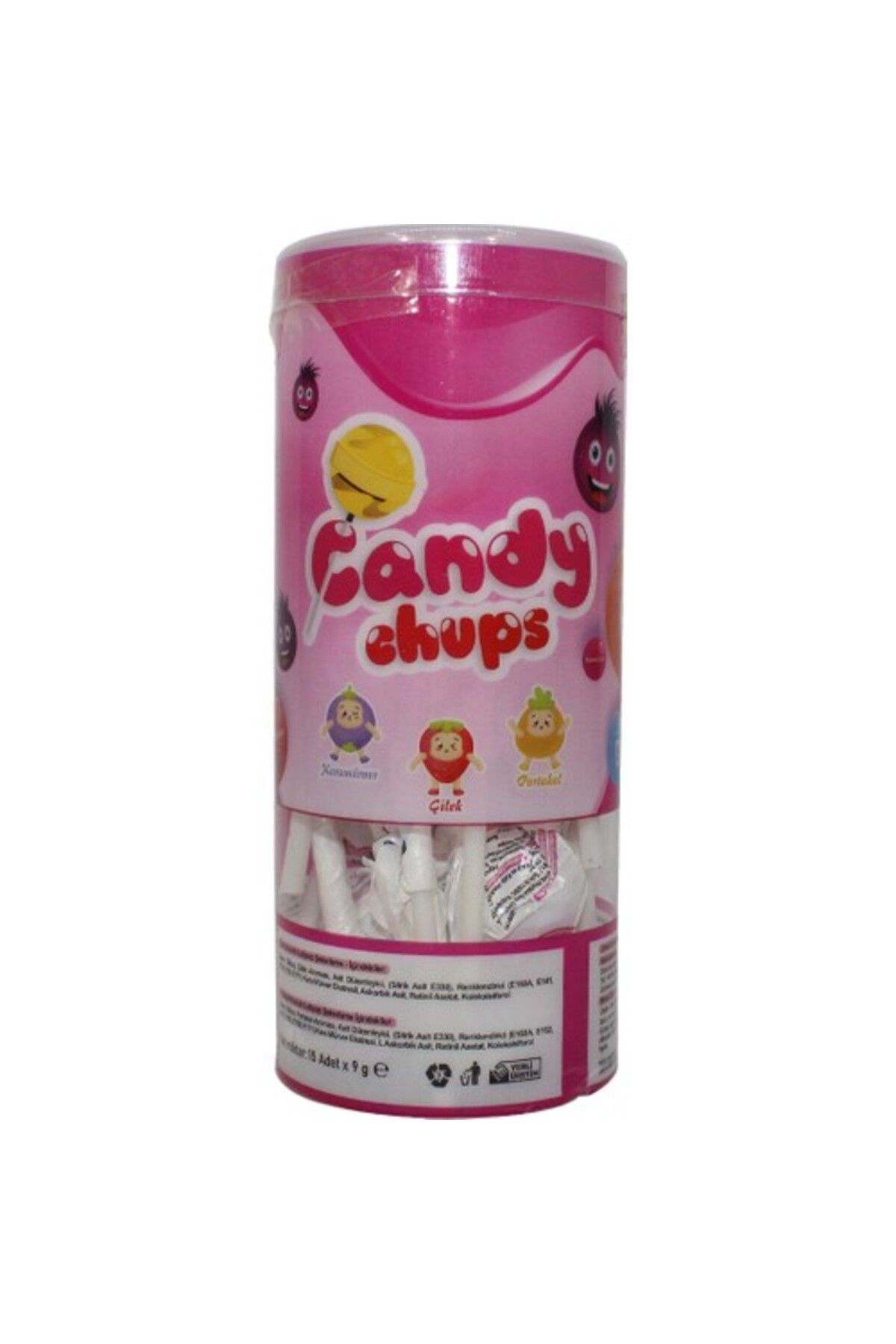 Candy Chups Vitaminli 15'li Lolipop