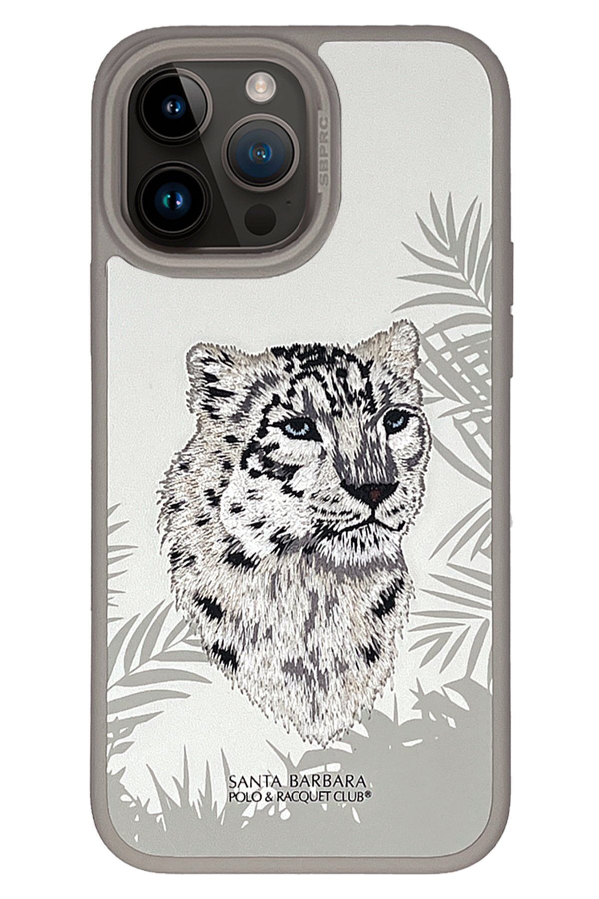 Santa Barbara Polo Racquet Club iPhone 15 Pro Max Uyumlu Savanna Kapak - Snow Leopard