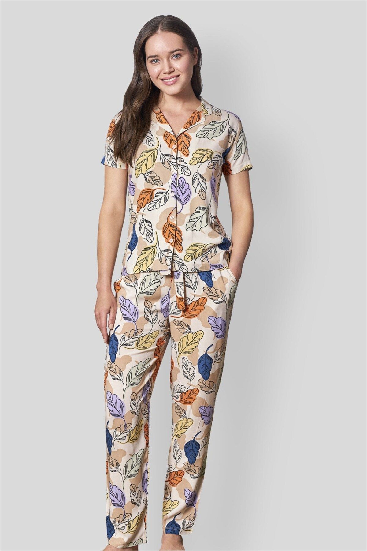 Doreanse Kadın T-shirt Pijama Takımı 4050