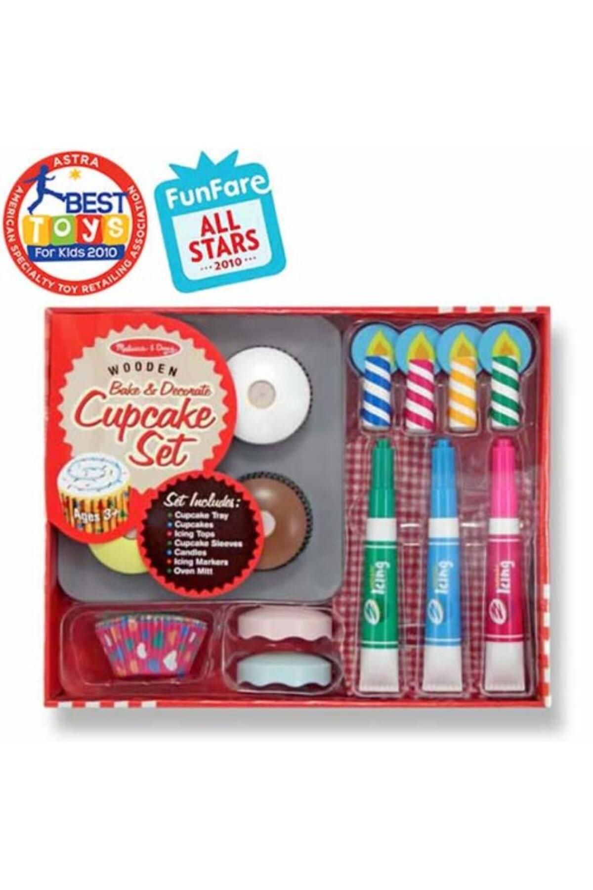 Melissa & Doug Ahşap Cupcake Seti