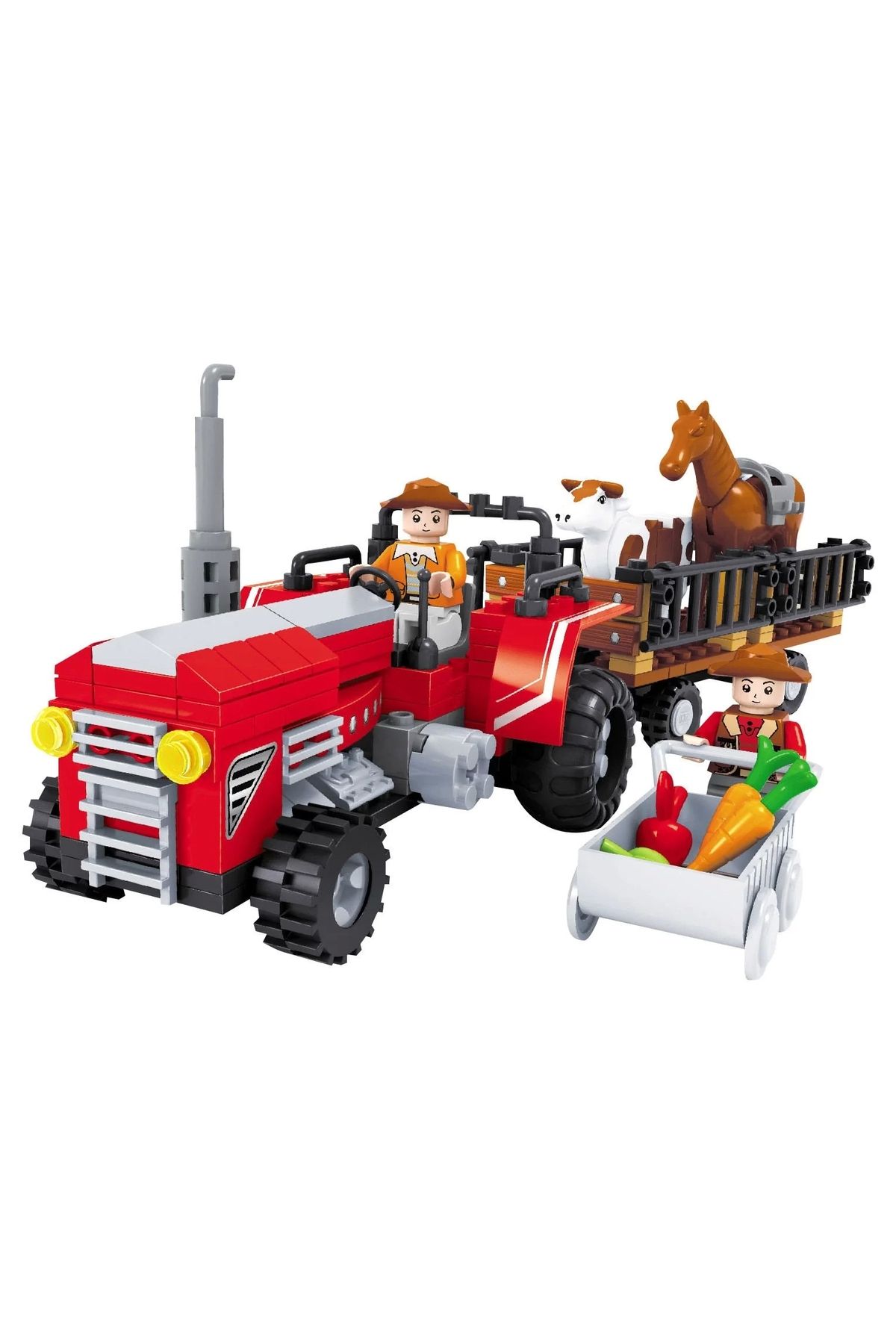 Ausini Çiftlik Hayvanları Ve Traktör Lego Yapı Seti - 215 Parça