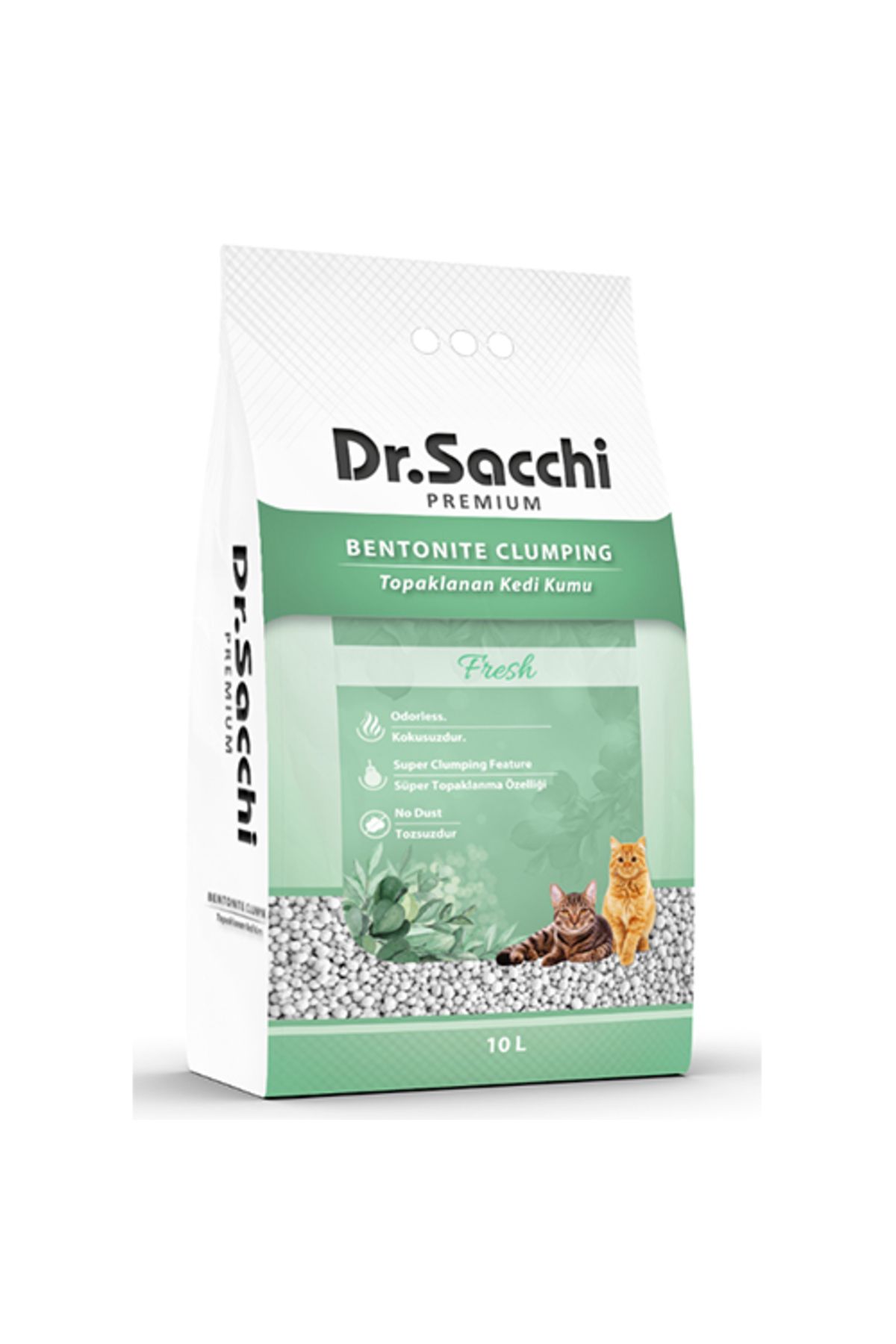 Dr. Sacchi Dr.sacchi Fresh Bentonit Kedi Kumu 2x10 Lt