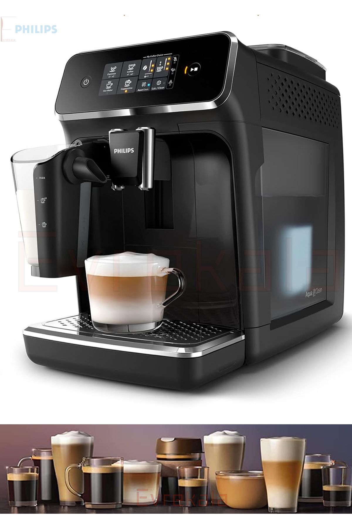 Philips Tam Otomatik Espresse Makinesi Philips Tam Kahve Makinesi -Yetkili Satıcı Evrekala-New