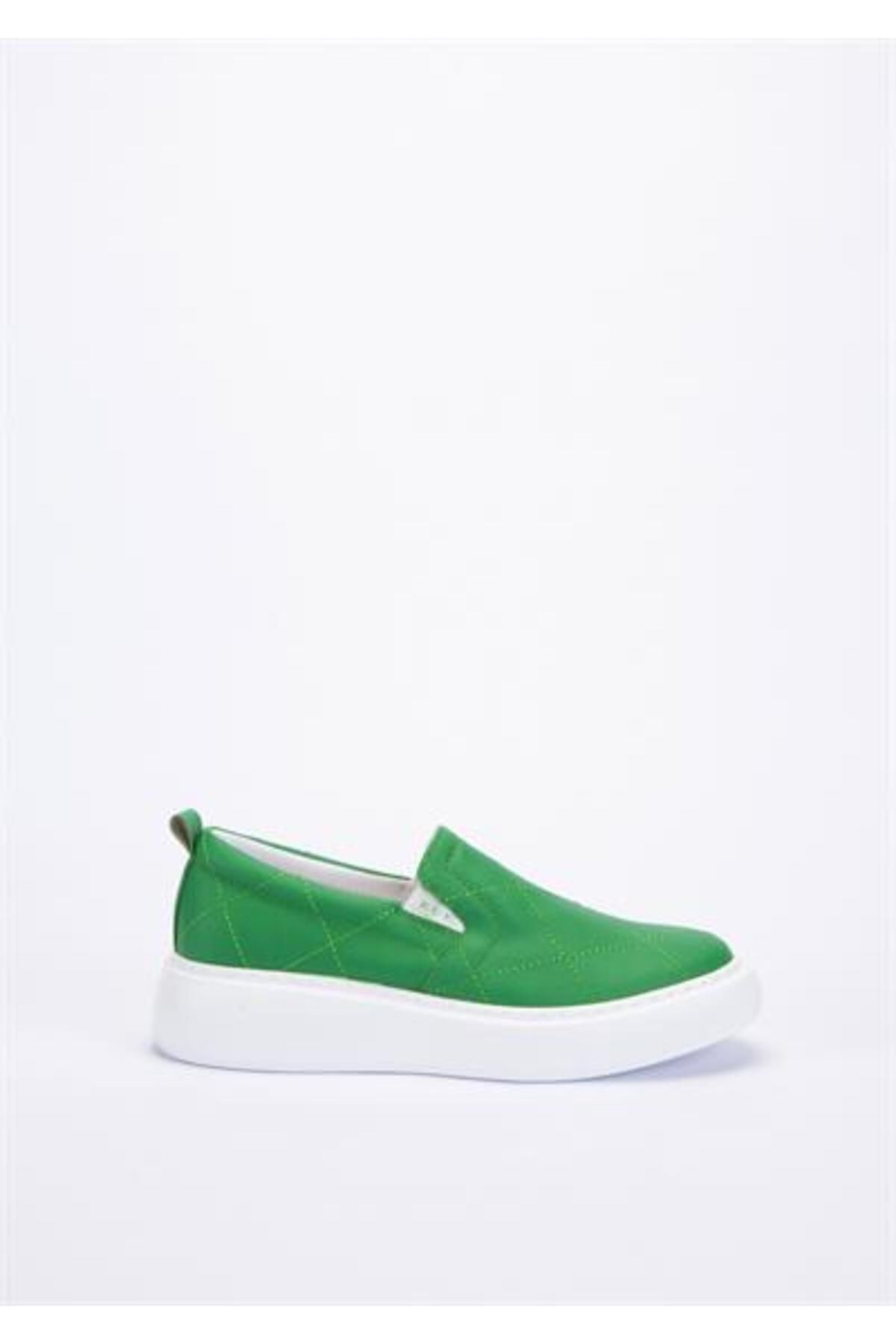 Yeşil Kundura G13 Y358071 Y23 Kadın Yeşil Ayakkabı