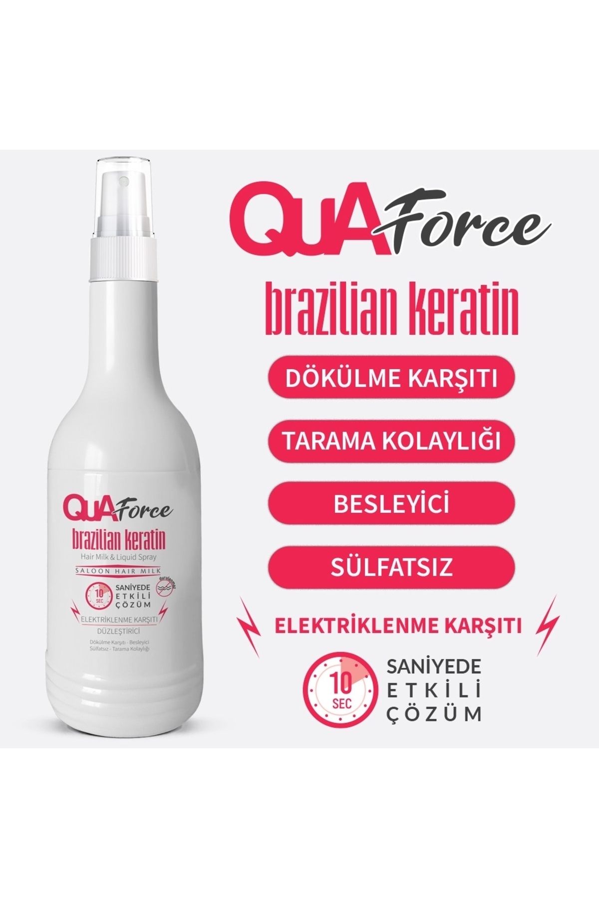 QUAforce Brezilya Keratin Sütü