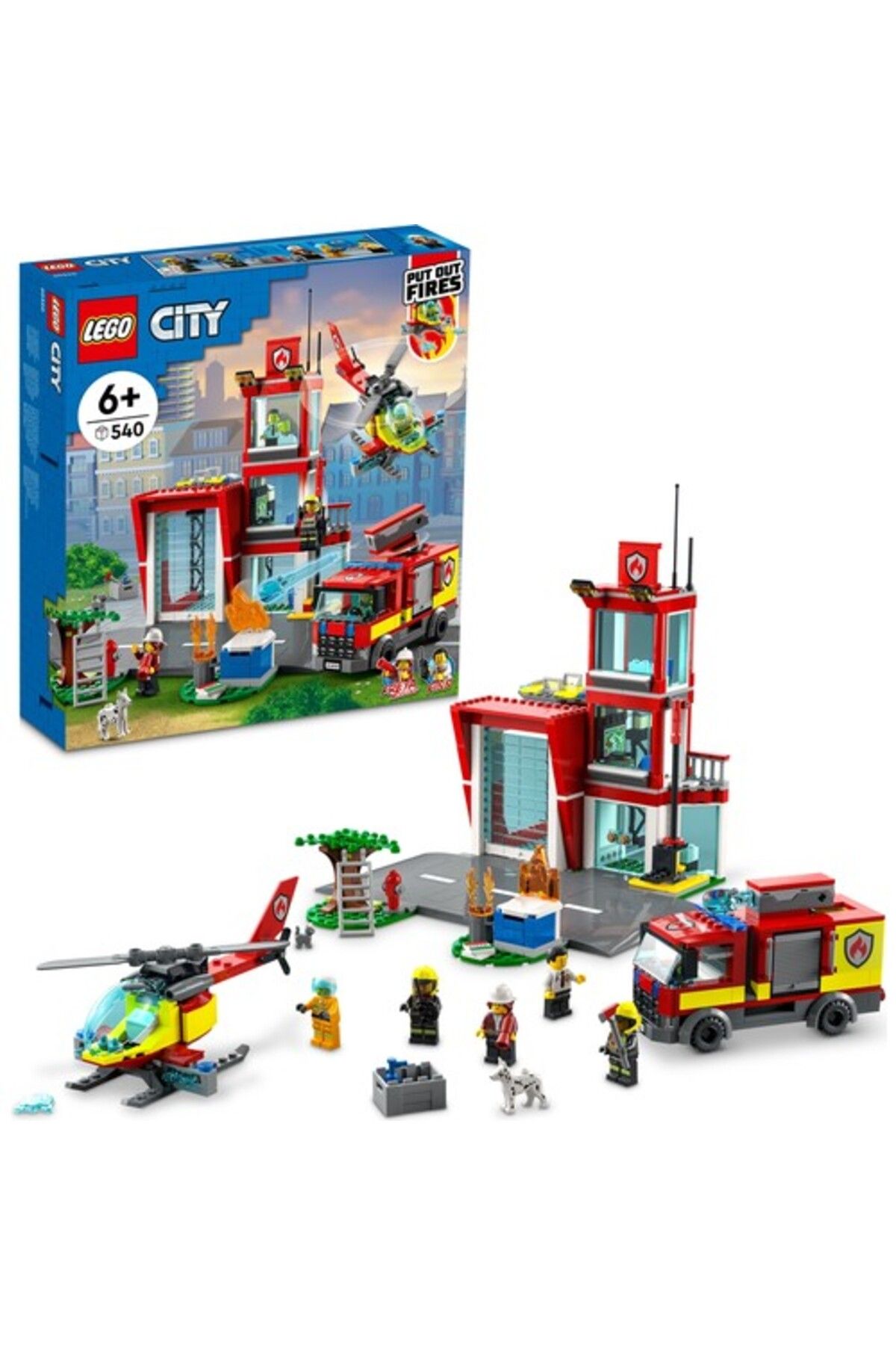 LEGO ® City İtfaiye Merkezi 60320 Yapım Seti (540 Parça)