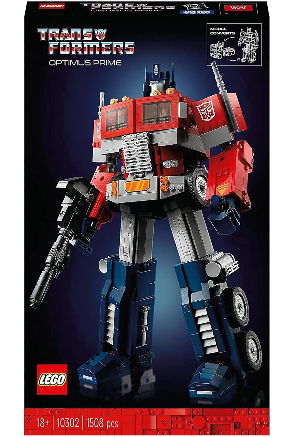 LEGO ® Optimus Prime 10302 - Yetişkinler Için Bir Transformers Efsanesi’nin Koleksiyonluk Model Yapım